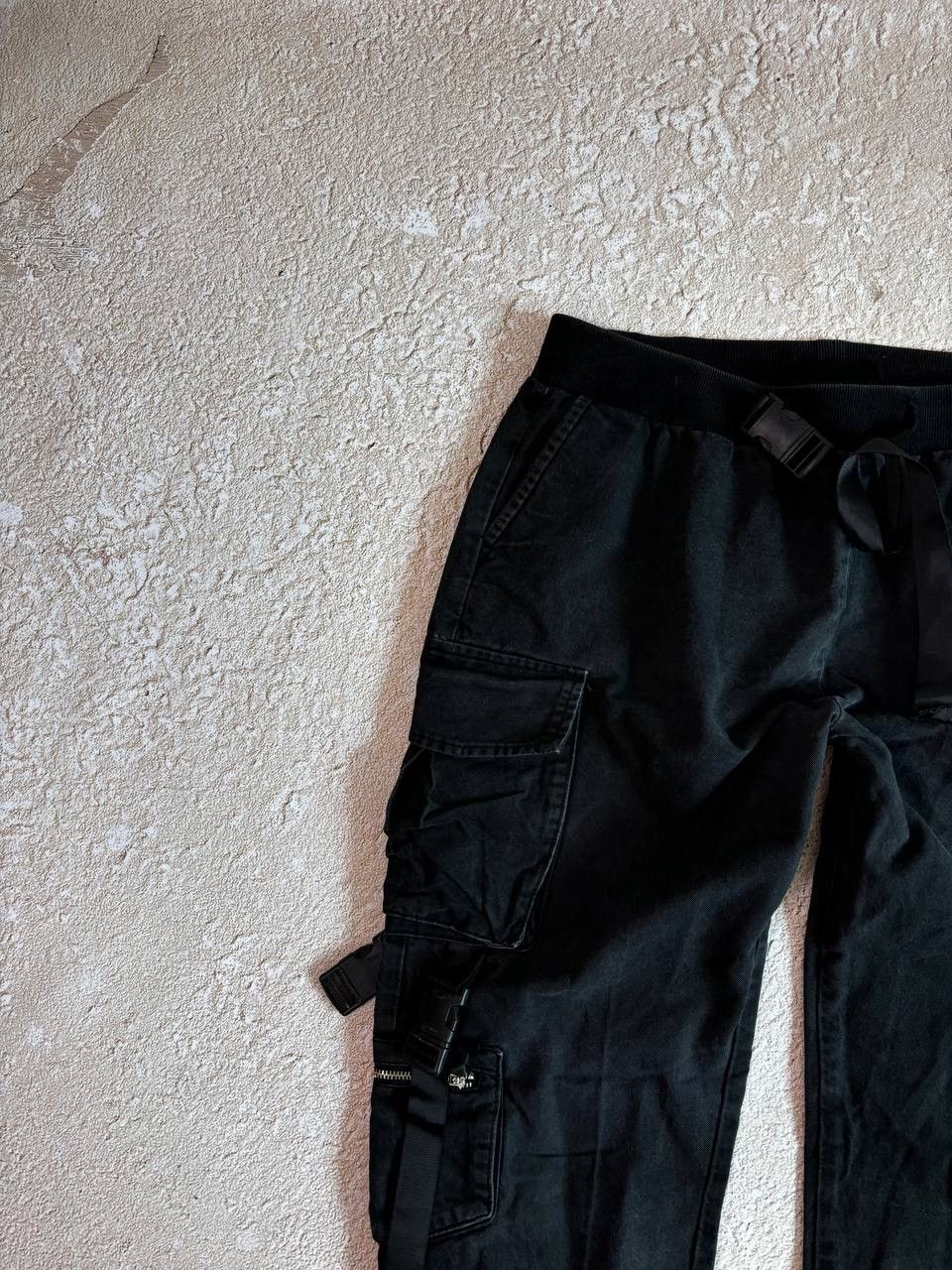Japanese Brand Cargo Dirty pants Faded Crash denim thrashed y2k distressed Size US 32 / EU 48 - 9 Thumbnail