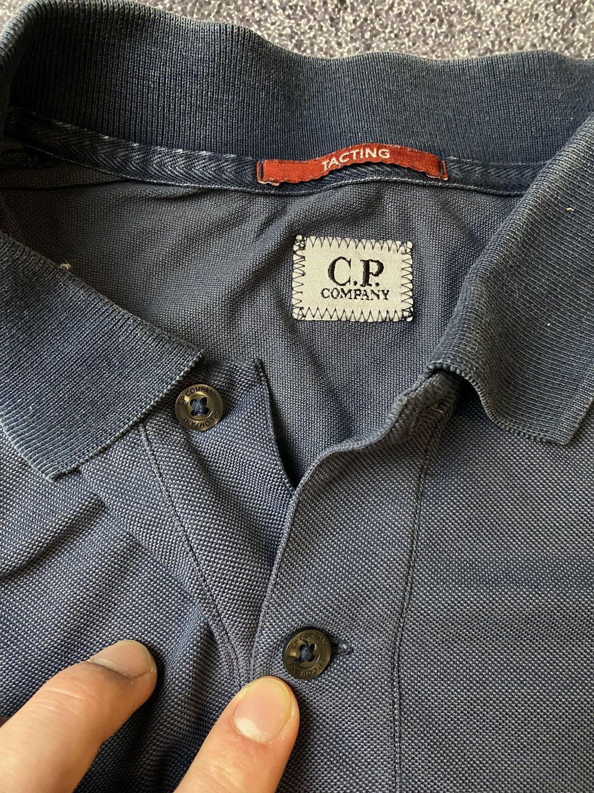 C.P. Company × Vintage Vintage CP Company Logo 90s Polo Shirt Size US S / EU 44-46 / 1 - 4 Thumbnail