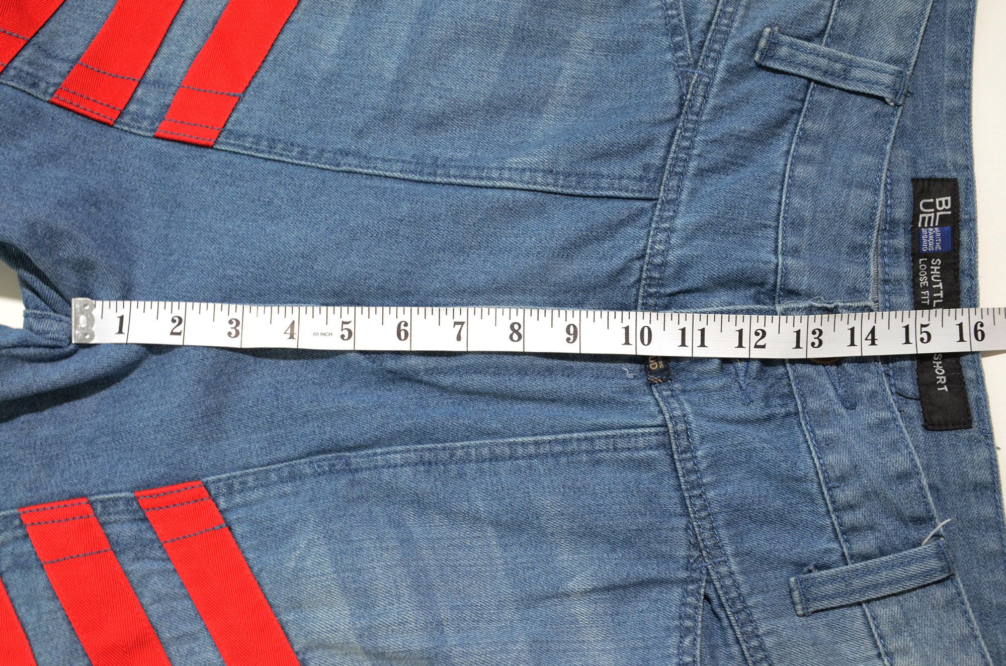Marithe + Francois Girbaud M+FG Long Denim Shorts W40 Y2K Hip Hop 2006 Rare Craft Size US 40 / EU 56 - 18 Thumbnail