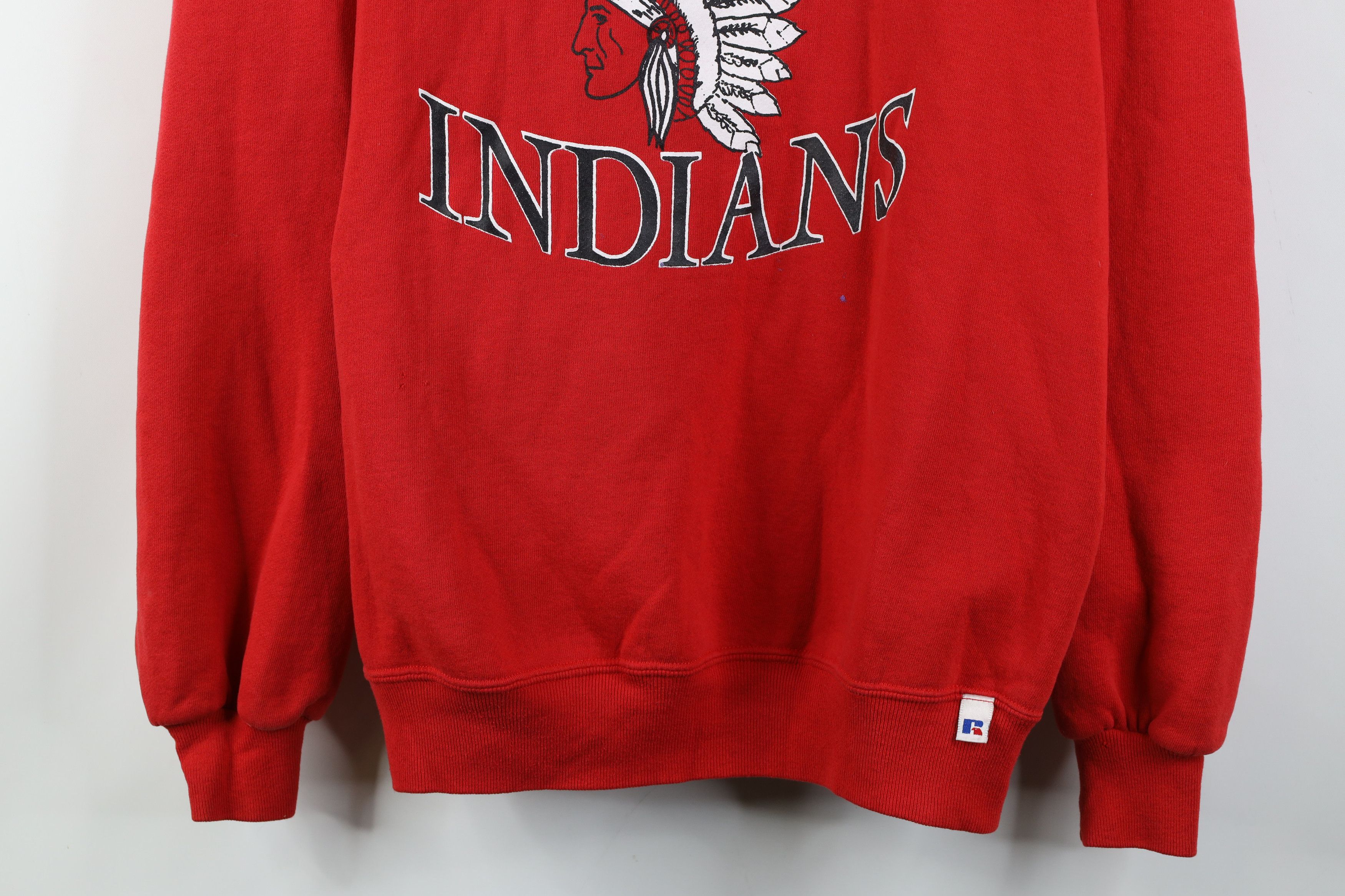 Russell Athletic Vintage 90s Russell Athletic Crewneck Sweatshirt Red USA Size US XL / EU 56 / 4 - 3 Thumbnail