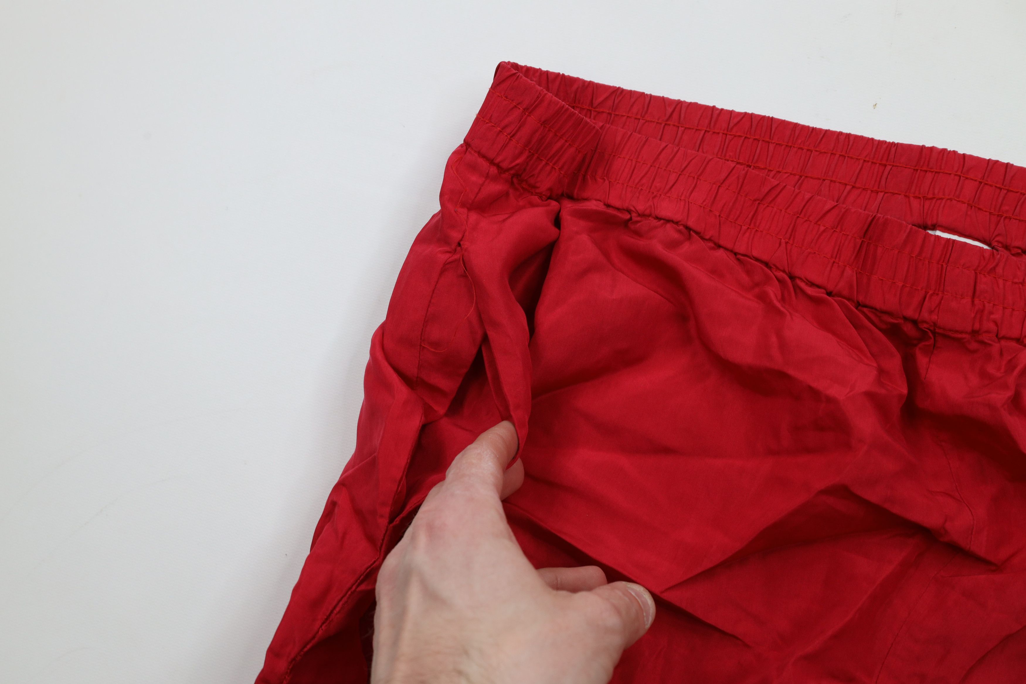 Diane von Furstenberg × Vintage Vintage 90s Diane von Furstenberg Lightweight Silk Pants Red Size 36" / US 14 / IT 50 - 5 Thumbnail