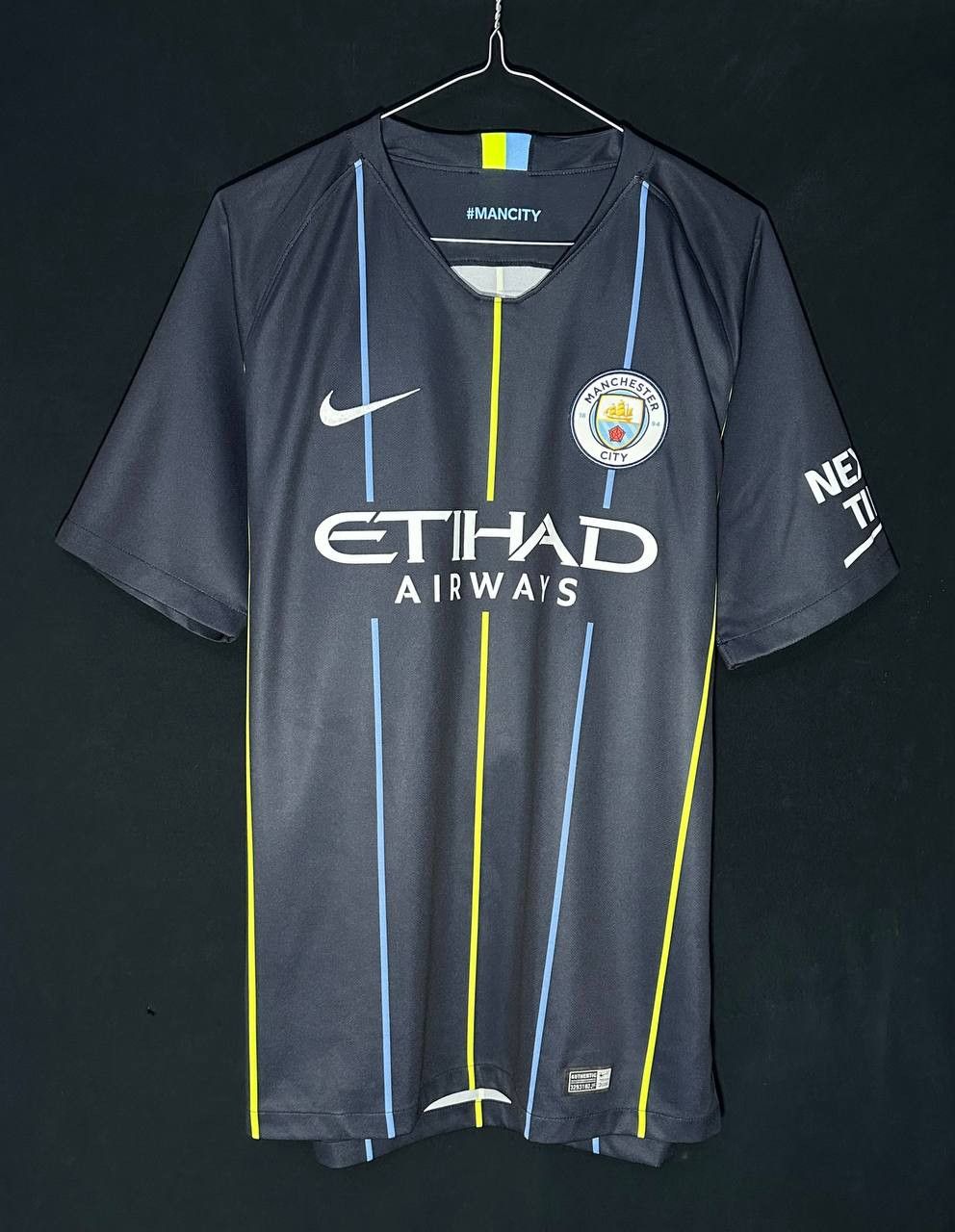Nike Manchester City Away 2018 2019 Nike Football Jersey Shirt Size US L / EU 52-54 / 3 - 1 Thumbnail