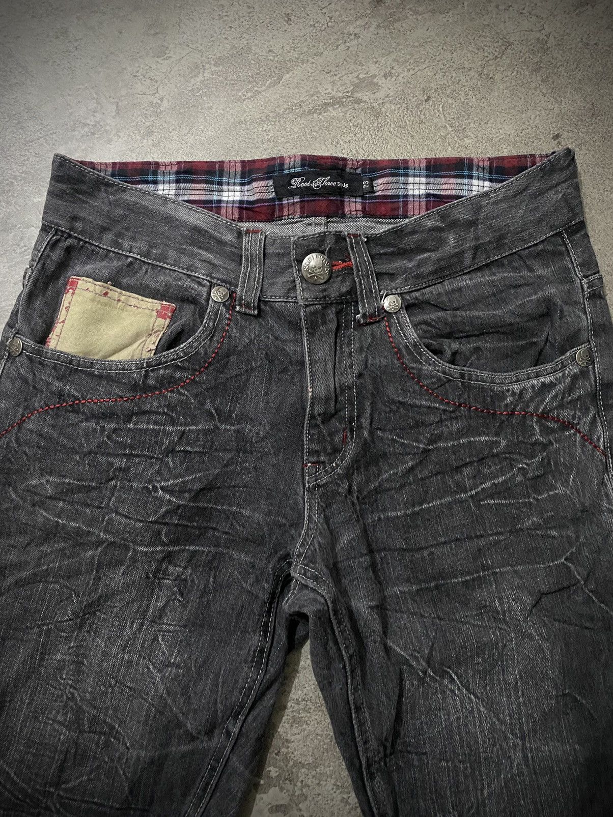 Tornado Mart Lace up rootthree vkei style bootcut jeans Size US 30 / EU 46 - 7 Thumbnail