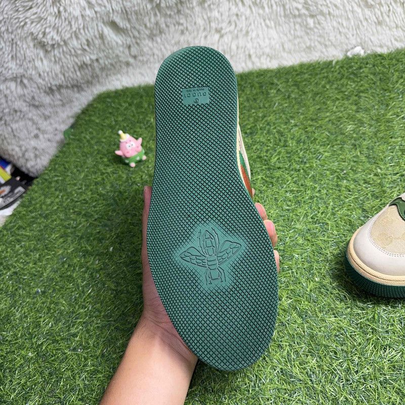 Gucci Gucci Screener Vintage Lace-Up Sneakers - Size US 9.5 / EU 42-43 - 9 Thumbnail