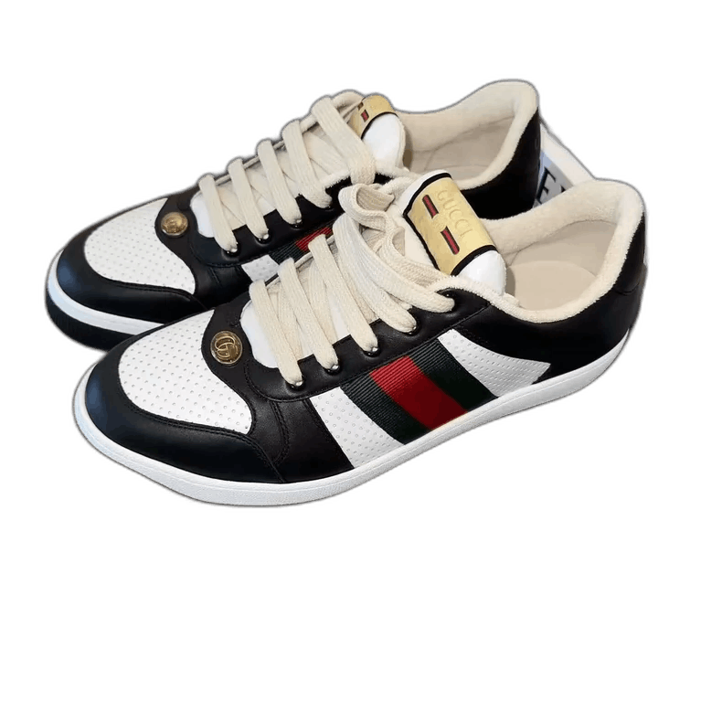 Gucci Gucci Sneakers Size 44.5 in Black and White-2506 Size US 11 / EU 44 - 1 Thumbnail