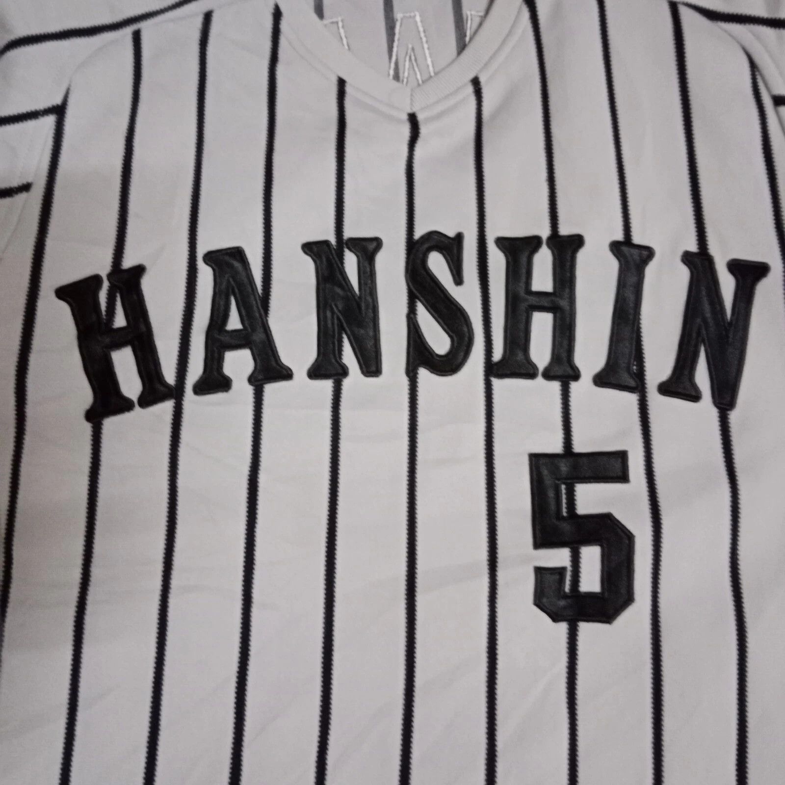 MLB Hanshin Tigers Eiji Kanamori Vintage Japan Baseball Jersey Size US XL / EU 56 / 4 - 2 Thumbnail