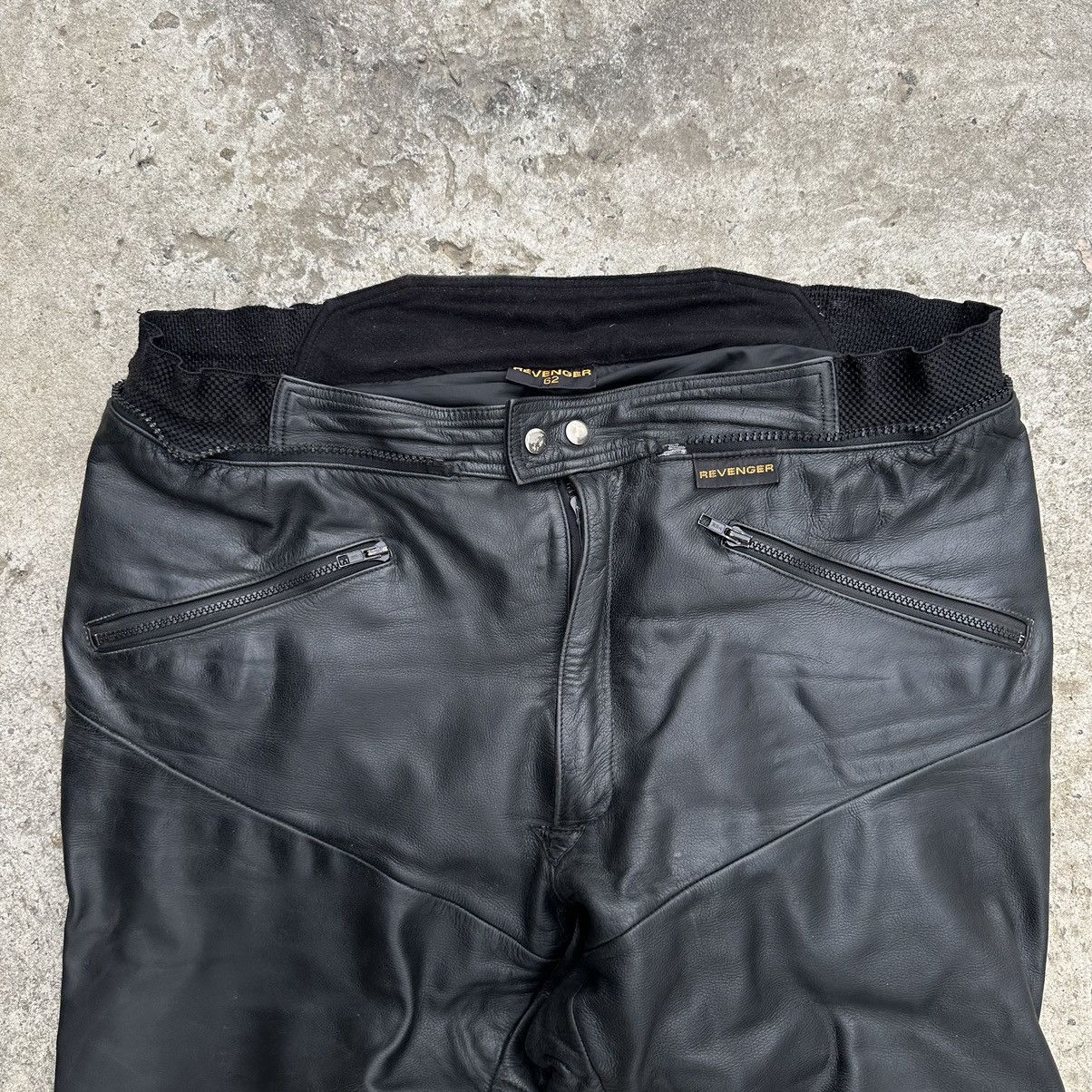 Leather × Vintage Vintage Moto Leather Pants Size 62 00s Y2K Style USA Size US 43 - 6 Thumbnail