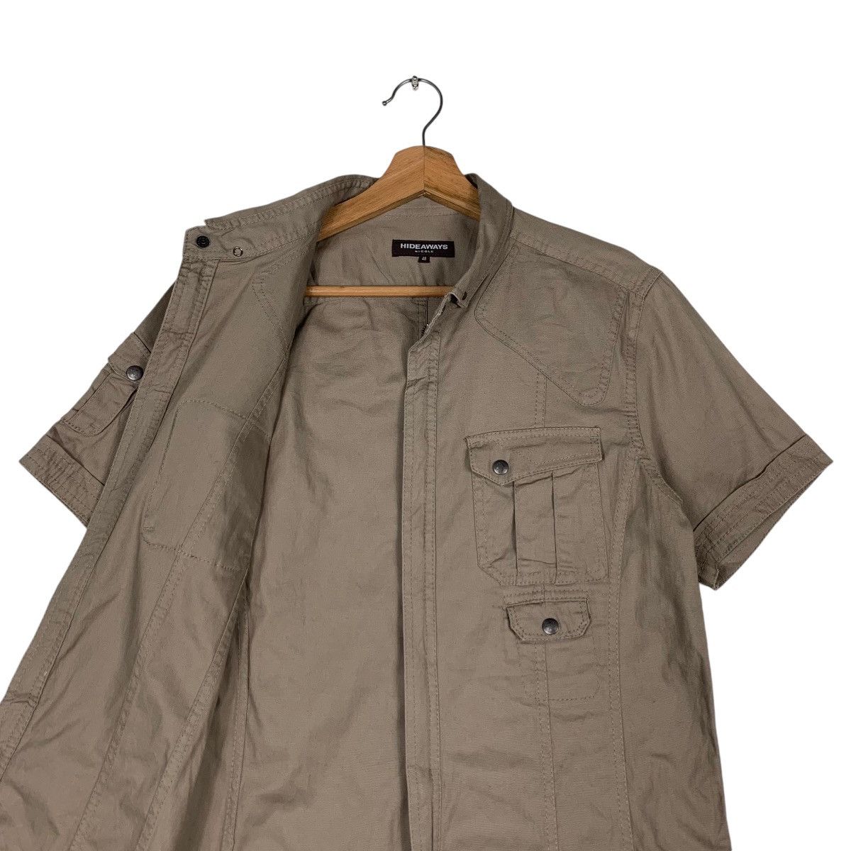HIDEAWAYS HIDEAWAYS Nicole Short Sleeve Zipper Jacket #1374-C62 Size US S / EU 44-46 / 1 - 10 Thumbnail