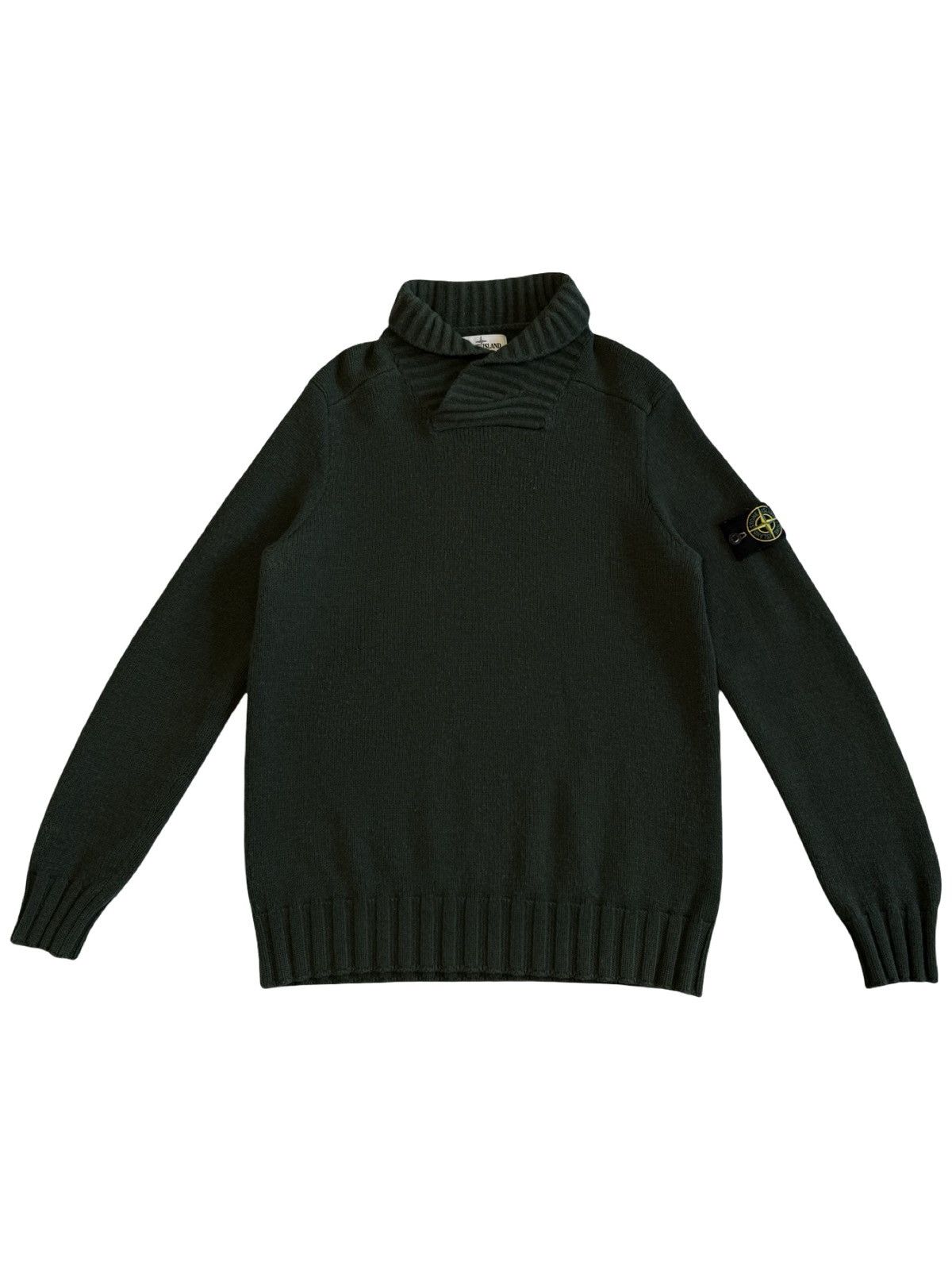 Stone Island Stone Island Knitted Sweater Wool Blend Old Money Hype Sz XL Size US XL / EU 56 / 4 - 1 Thumbnail
