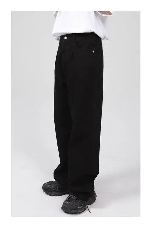 Other Japanese style simple straight casual jeans for men Size US 32 / EU 48 - 2 Thumbnail