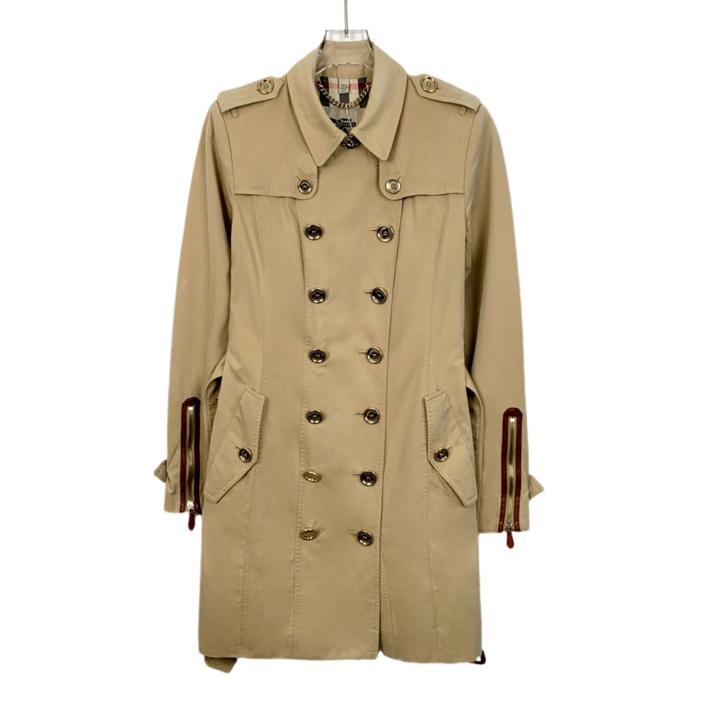 Burberry Burberry Womens Trench Coat Beige Double-Breasted Button Clo Size M / US 6-8 / IT 42-44 - 1 Thumbnail