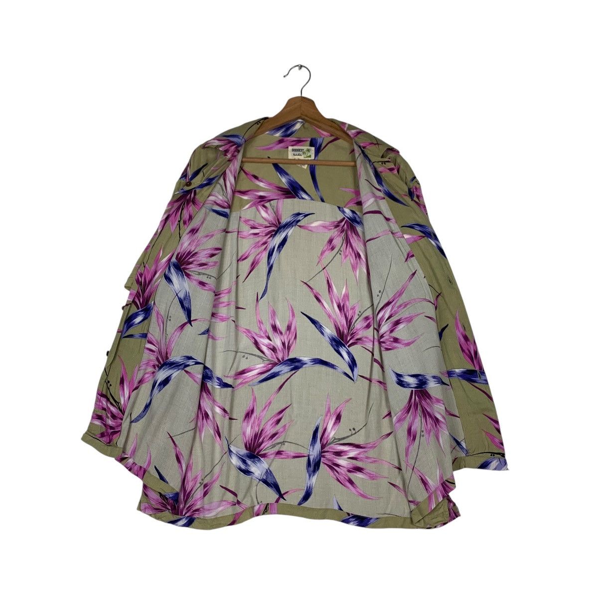 Other DODGEST Real Aloha Graphics 100 Rayon Button Shirt #1418-C64 Size US M / EU 48-50 / 2 - 11 Thumbnail