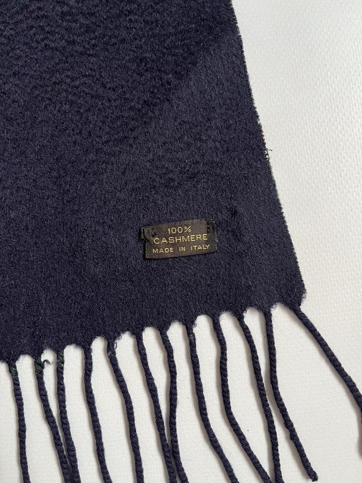 Loro Piana Inc Loro Piana Cashmere Wool Blue Paisley Scarf Scarve Size ONE SIZE - 10 Thumbnail
