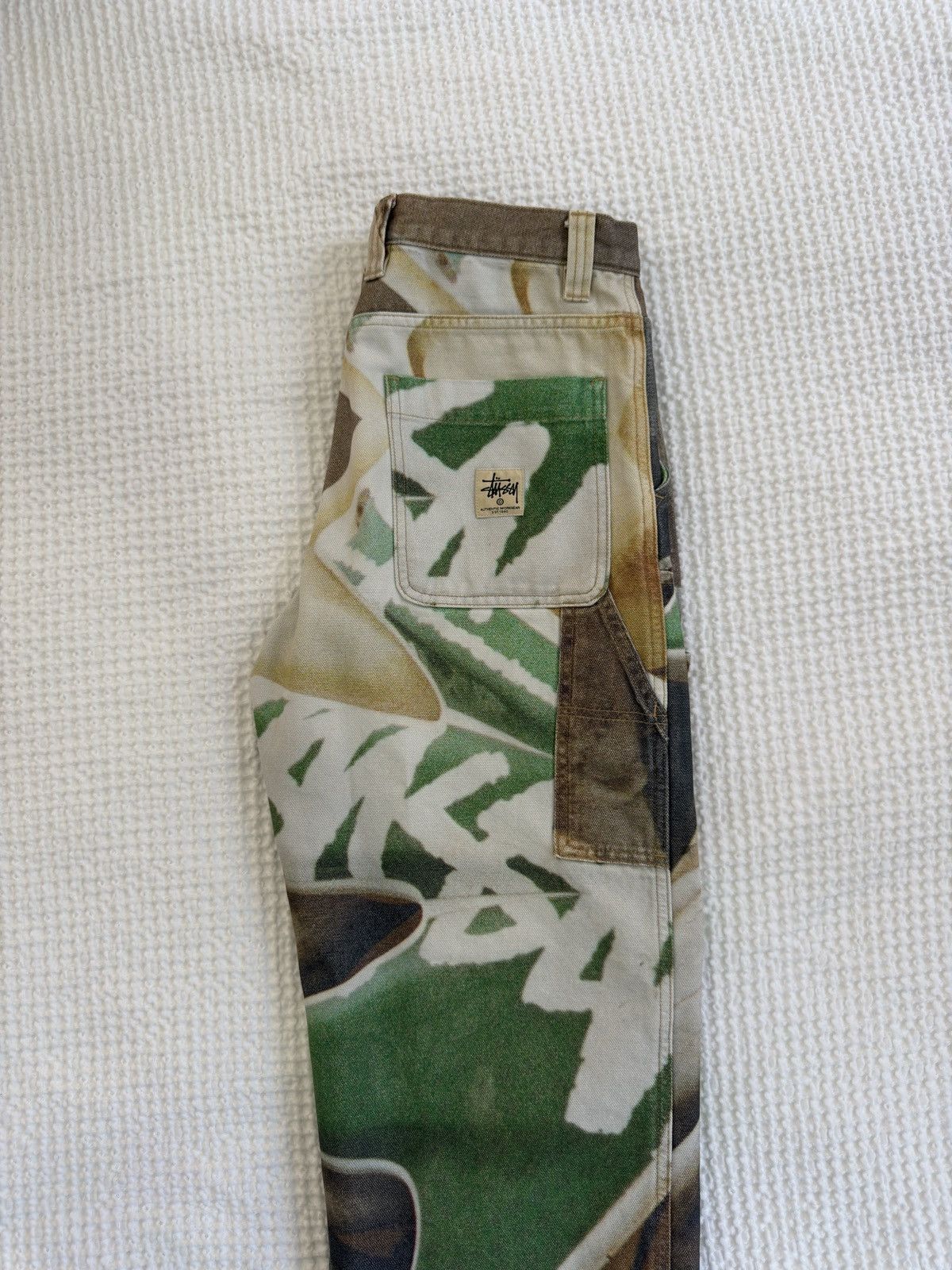 Stussy Work Pant Canvas Baja Print