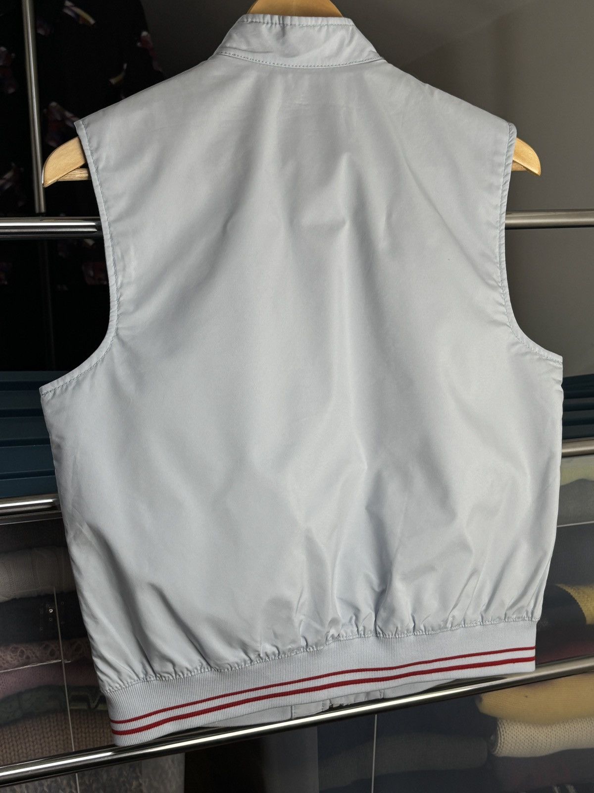 Prada × Vintage Prada Luna Rossa Baby Blue Vintage Yachting Vest Size M / US 6-8 / IT 42-44 - 4 Thumbnail
