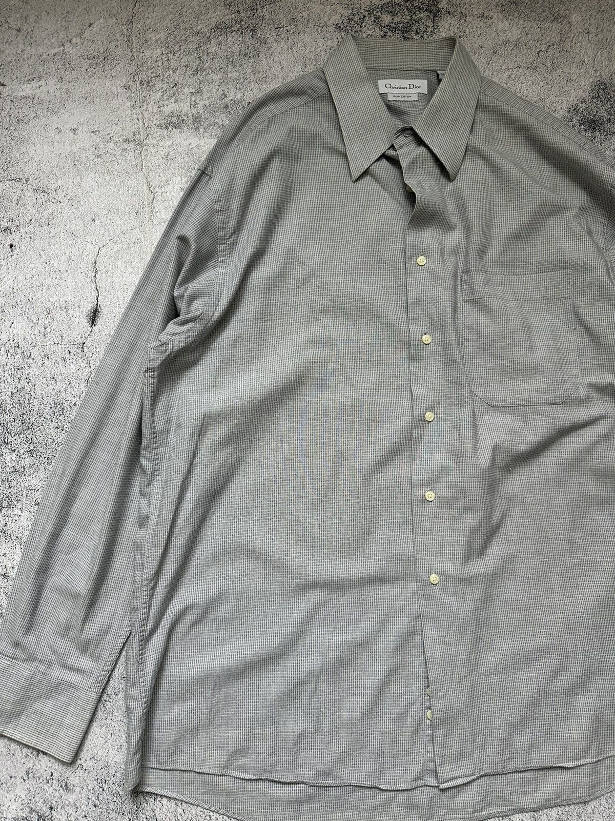 Dior Christian Dior Button Up Shirt Logo Size US XL / EU 56 / 4 - 4 Thumbnail