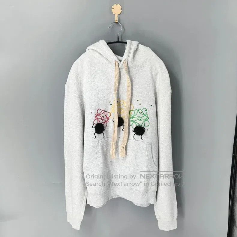 Loewe Loewe Gray Coal Hoodie Size L / US 10 / IT 46 - 1 Thumbnail