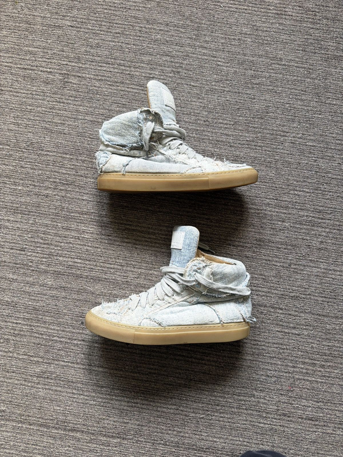 MM6 MM6 Maison Margiela Denim High Top Sneaker Size US 8 / EU 41 - 4 Thumbnail