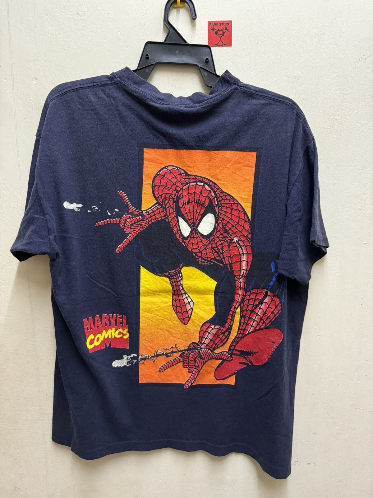 Marvel Comics × Vintage Vintage Rare Spiderman Size US L / EU 52-54 / 3 - 1 Thumbnail