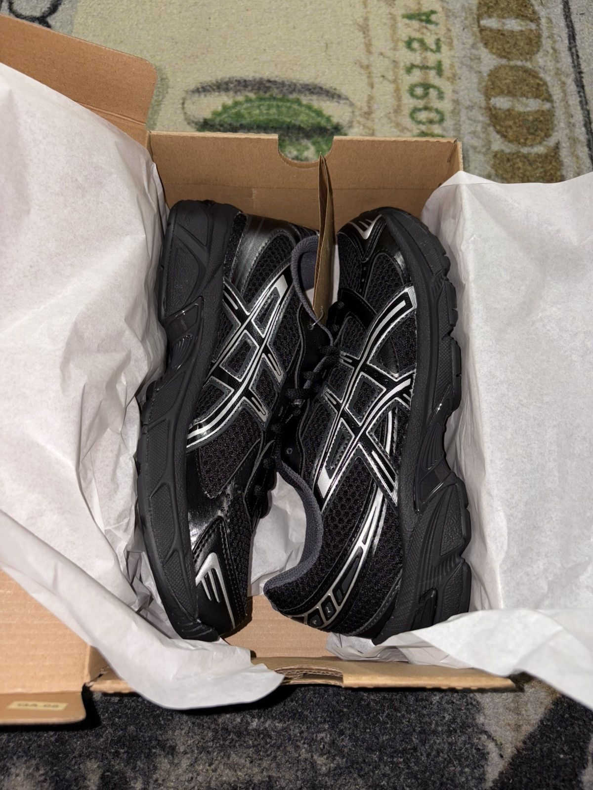 Asics ASICS Gel-1130 Black Pure Silver (6 mens) Size US 7.5 / IT 37.5 - 1 Thumbnail