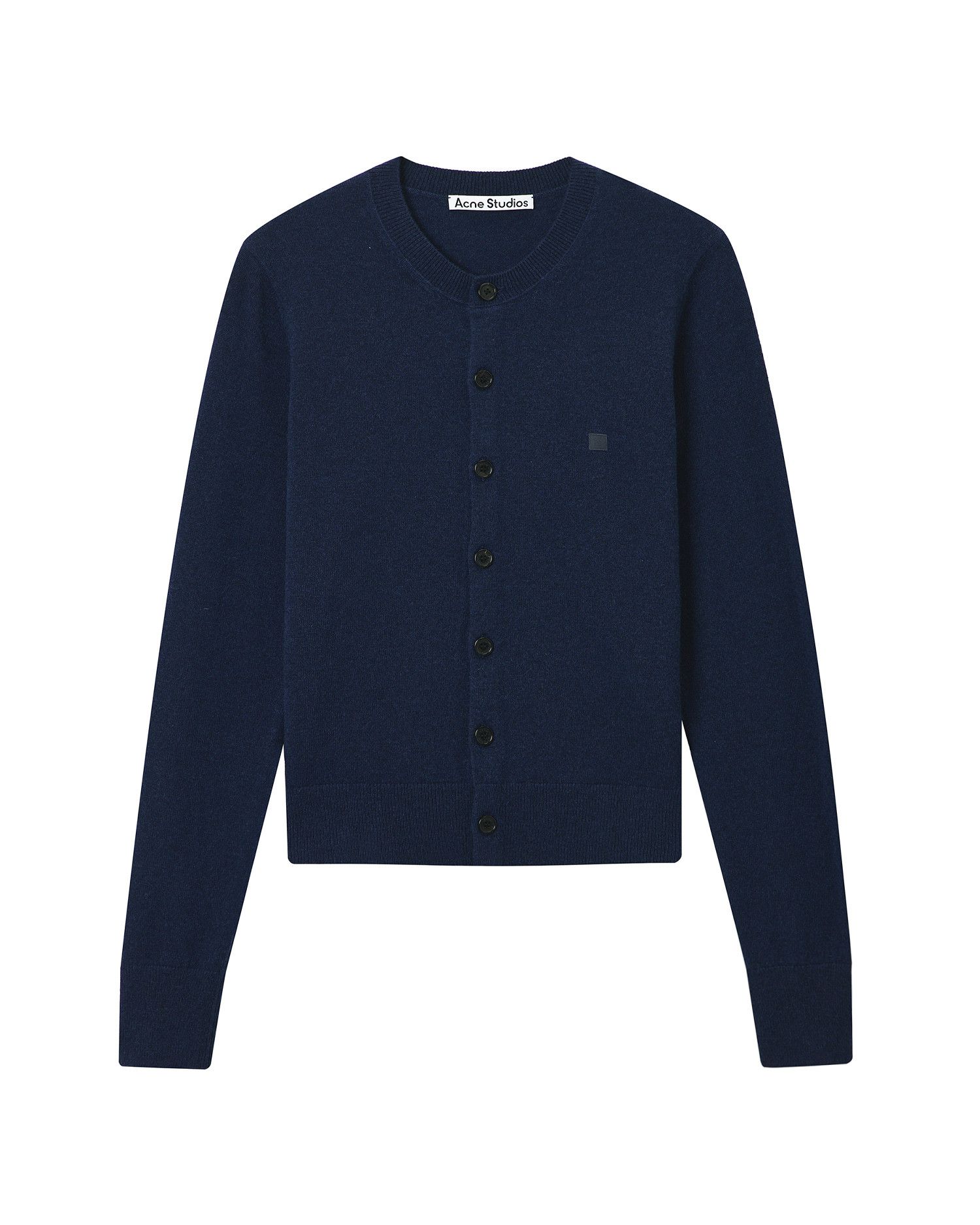 Acne Studios Acne Studios FACE Label Ornament Knit Cardigan Size XS / US 0-2 / IT 36-38 - 1 Thumbnail