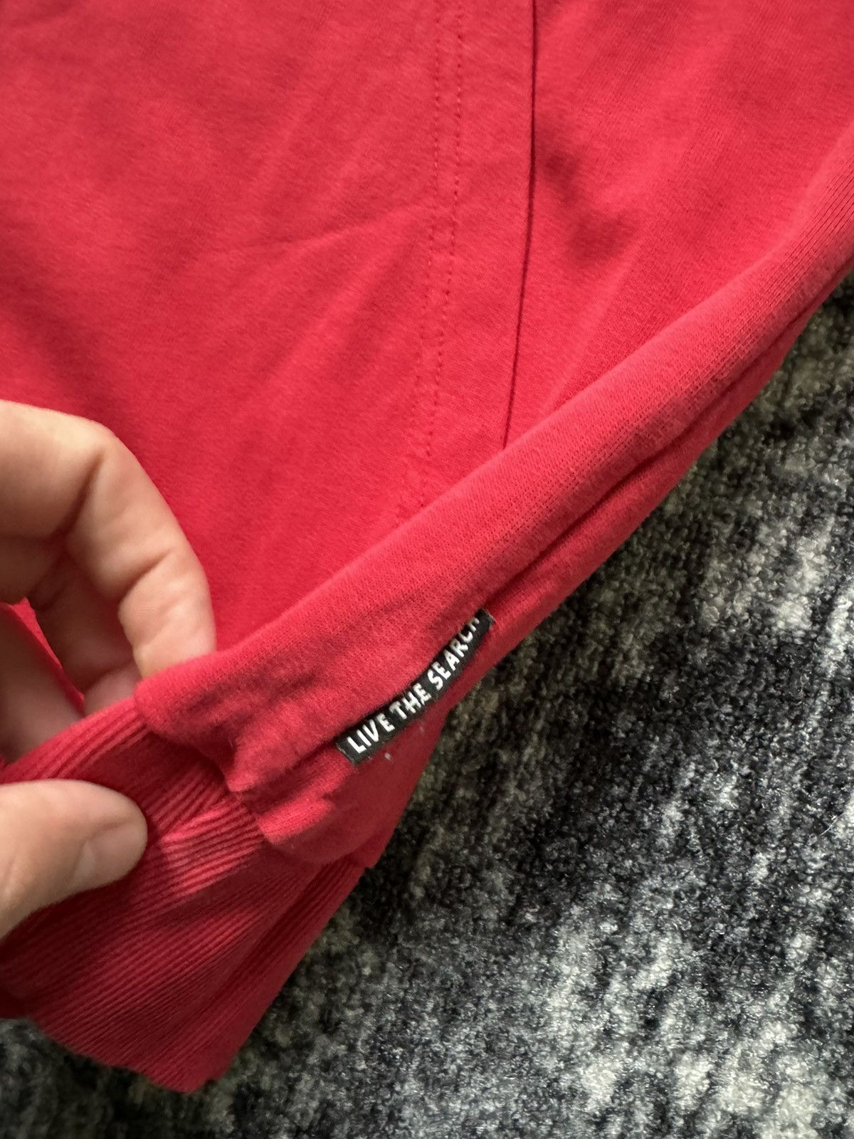 Rip Curl Vintage Rip Curl Hoodie Red LIVE THE SEARCH Y2K Skate 90s Size US M / EU 48-50 / 2 - 4 Thumbnail