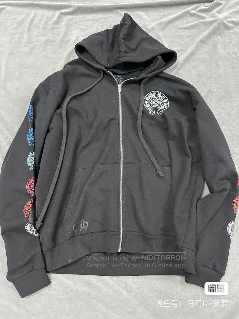Chrome Hearts CHROME HEARTS Size XXL Colorful horseshoe logo zipper coat Size US XXL / EU 58 / 5 - 1 Thumbnail