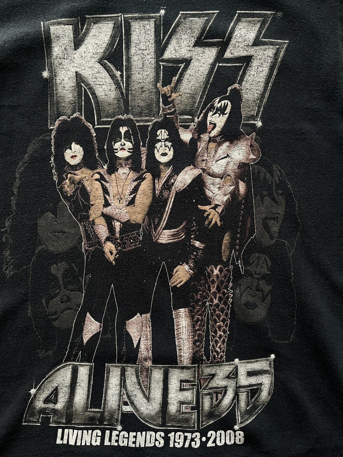 KISS Vintage Kiss 2008 Alive 35 T-Shirt Rock Metal Band Usa UK Size US S / EU 44-46 / 1 - 6 Thumbnail