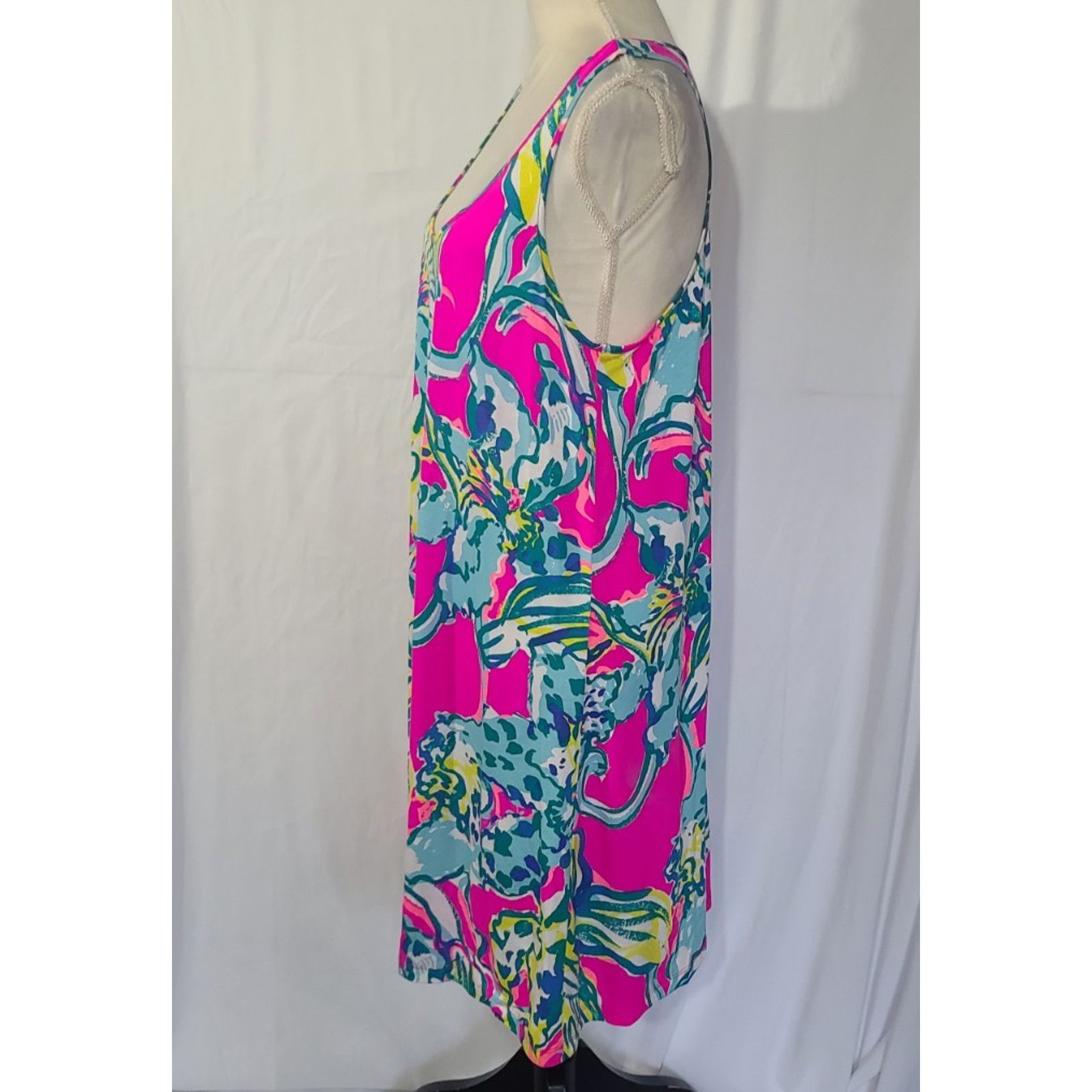 Lilly Pulitzer New Lilly Pulitzer Womens Melle Trapeze Tank Dress Large Size L / US 10 / IT 46 - 5 Thumbnail