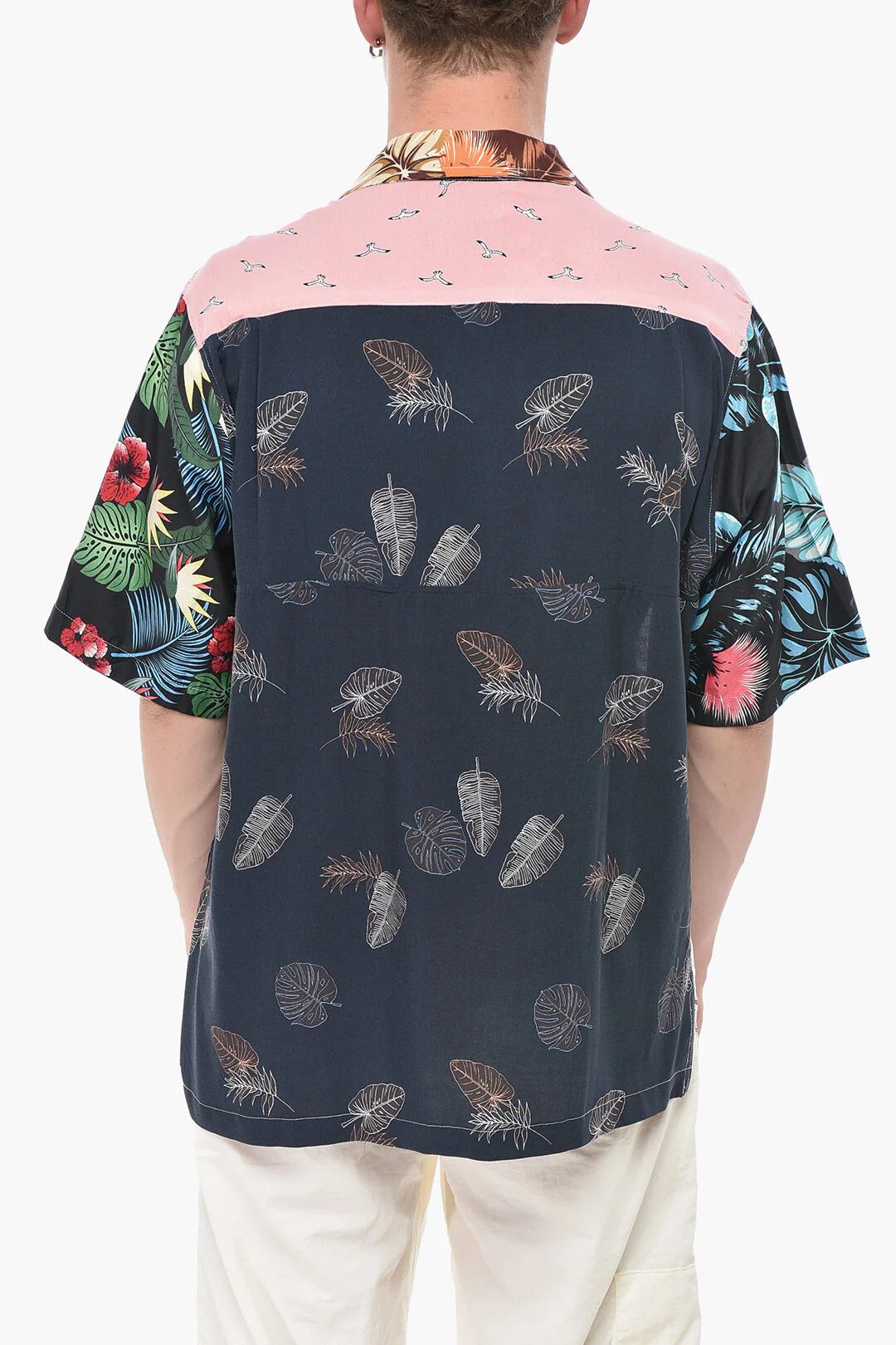 Gallery Dept. og1mm0426 Patchwork Short-Sleeve Shirt in Multicolor Size US XL / EU 56 / 4 - 2 Thumbnail