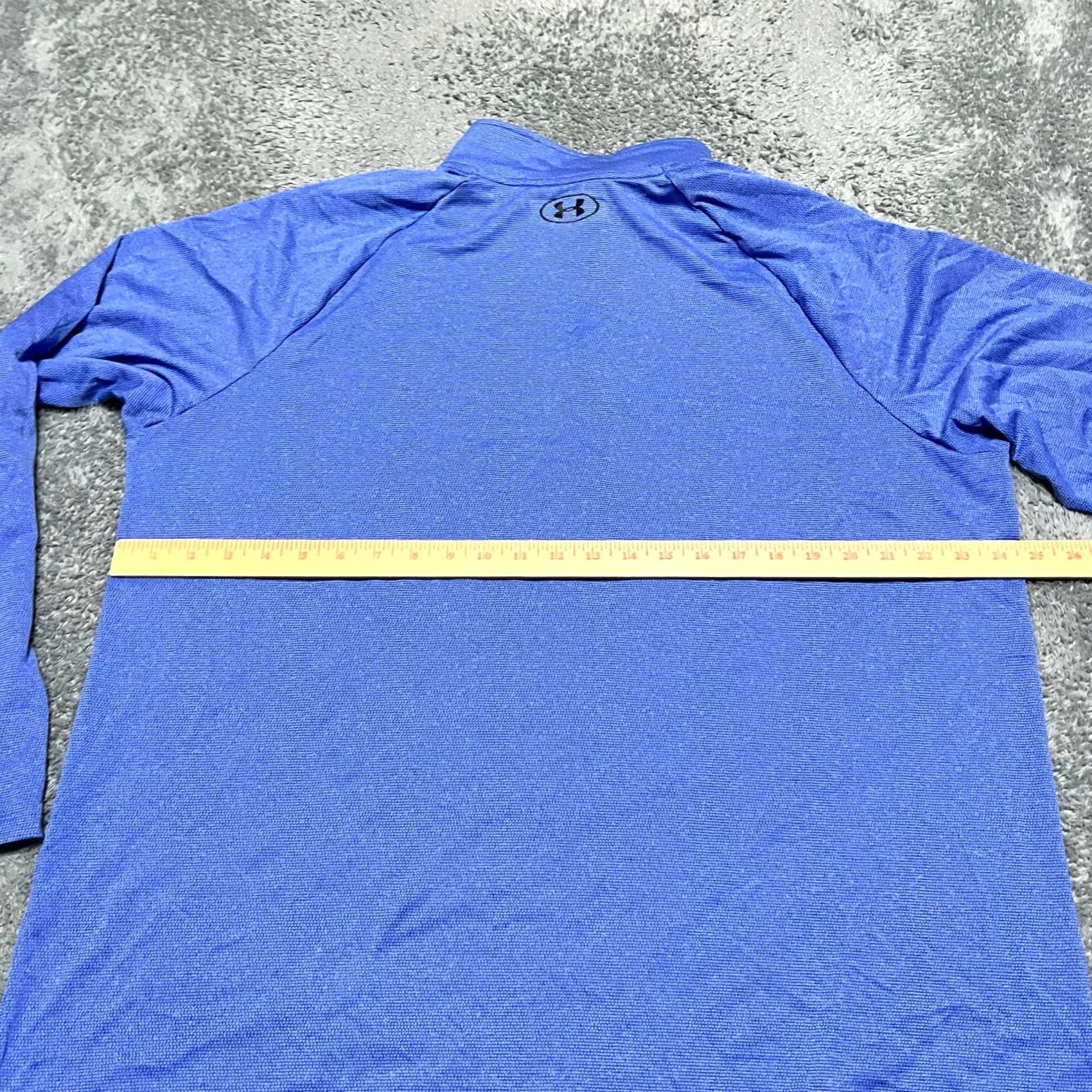 Under Armour Under Armour UA Shirt Mens XXL Tech Quarter Zip Pullover Golf Heatgear Blue 2XL Regular Mens Size US XXL / EU 58 / 5 - 5 Thumbnail