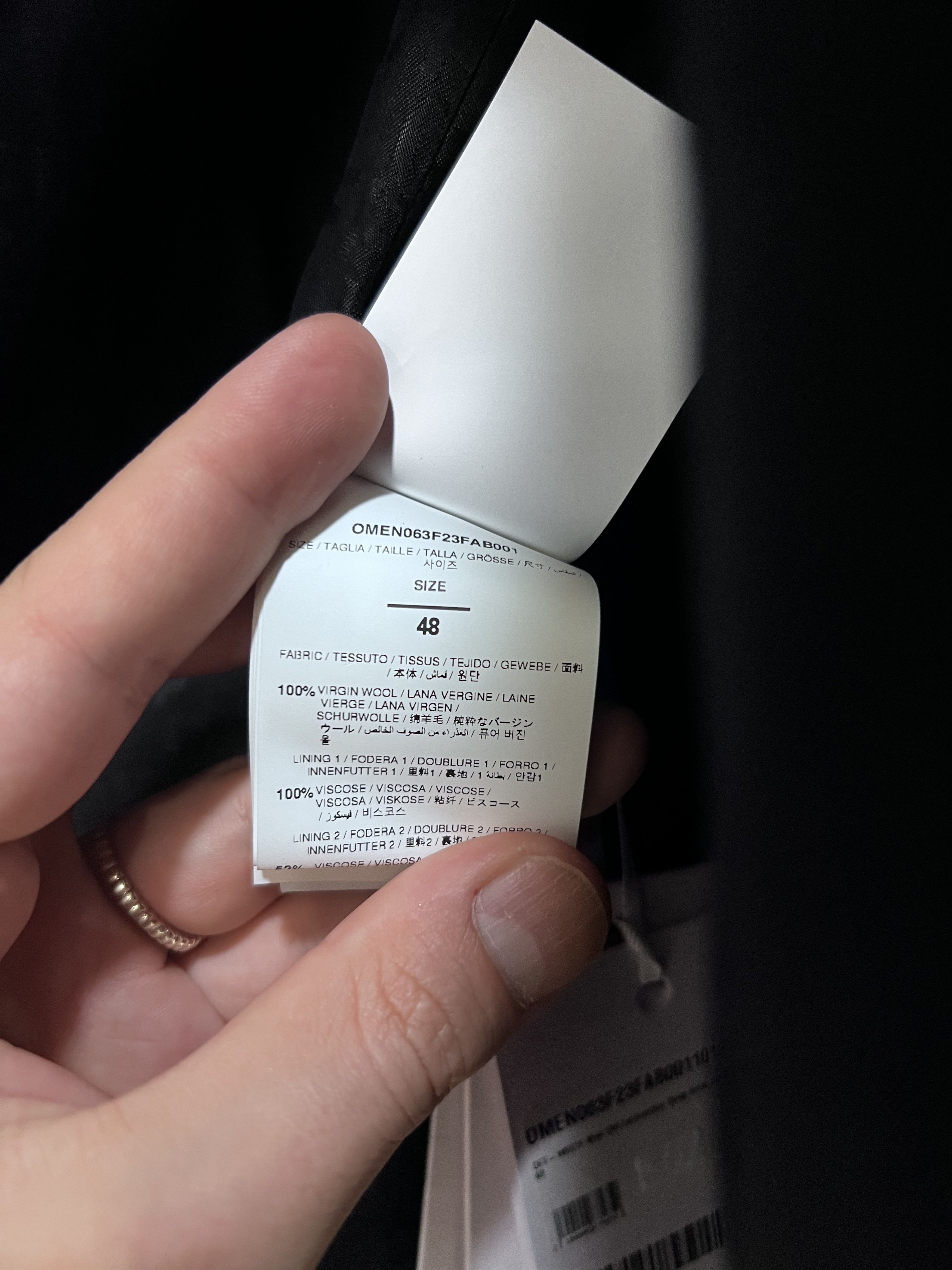 Off-White Off-White OW Embroidery Strap Blazer Size 48R - 6 Thumbnail