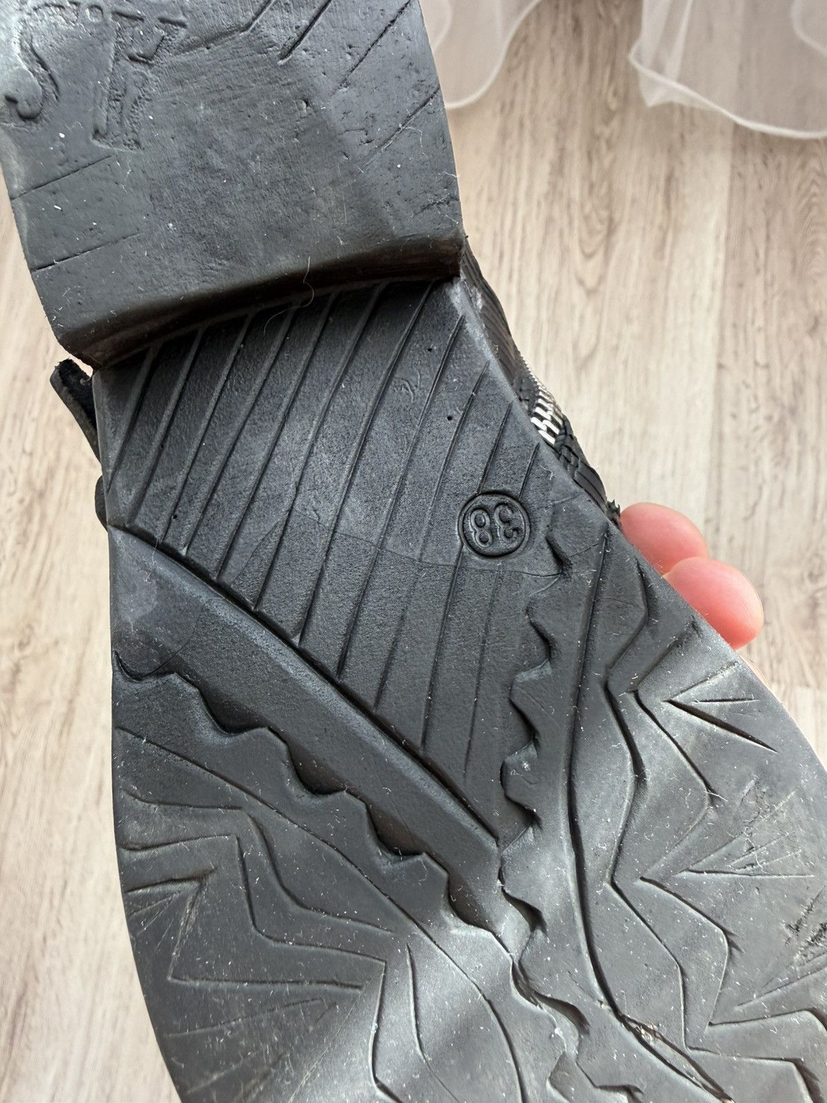 A.S.98 Airstep A.S.98 Black Leather Buckle Strap Zip Biker EU 38 Size US 8 / IT 38 - 5 Thumbnail