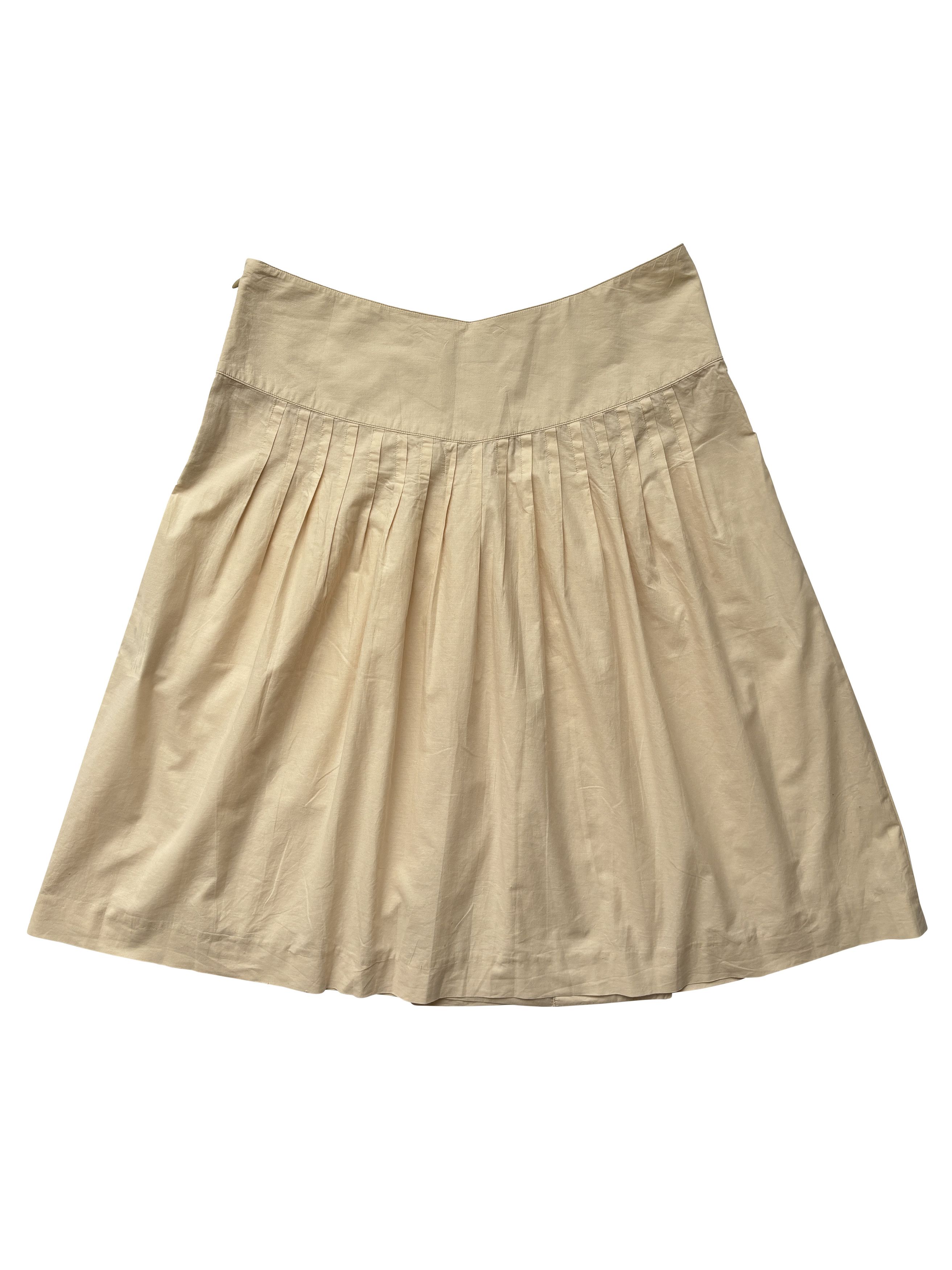 Jil Sander ⚡️QUICK SALE⚡️Jil Sander Pale Yellow Skirt with Yoke Size 27" / US 4 / IT 40 - 2 Thumbnail