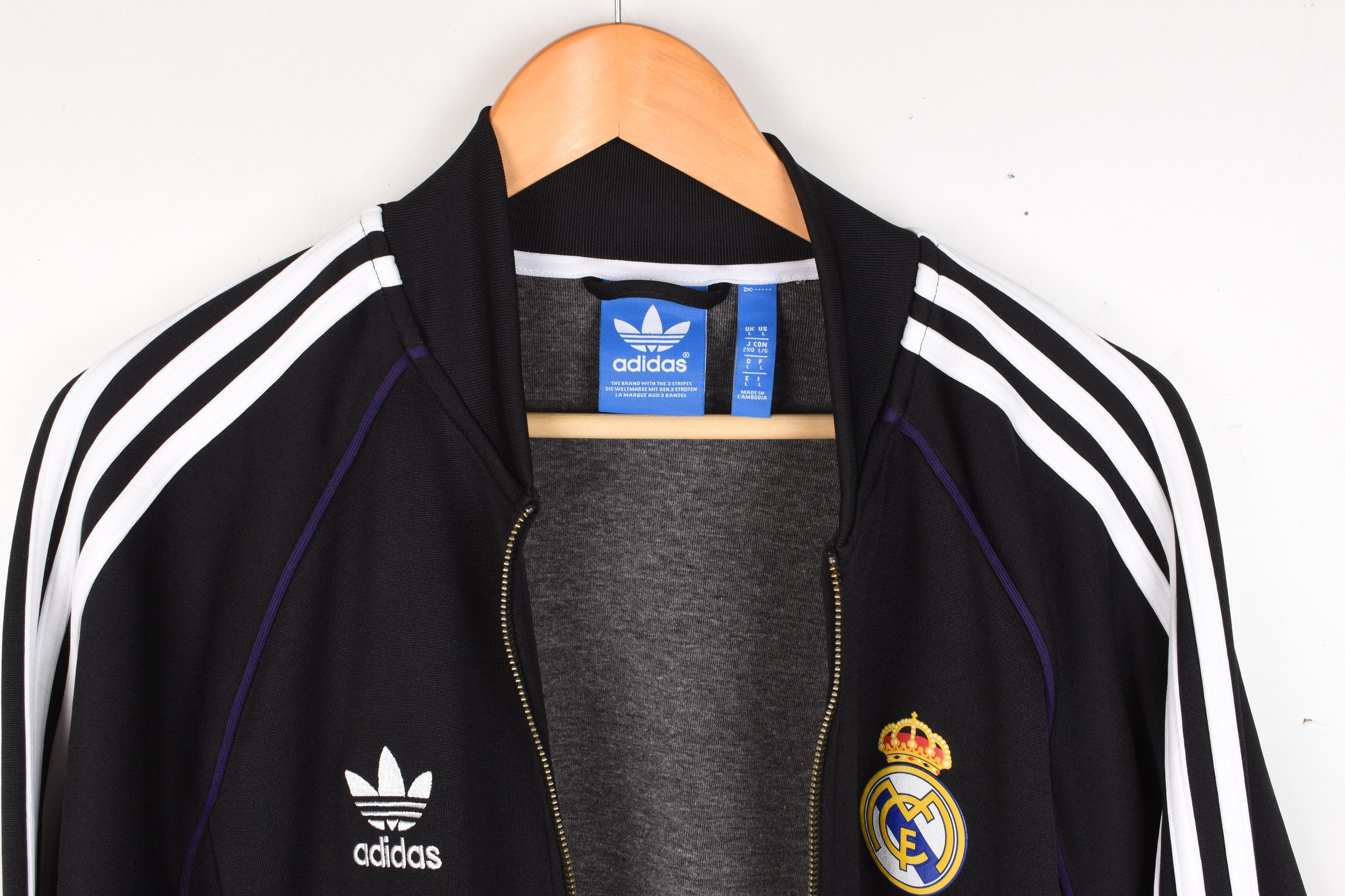 Adidas Adidas Real Madrid Men Track Jacket Jumper Size L Size US M / EU 48-50 / 2 - 4 Thumbnail