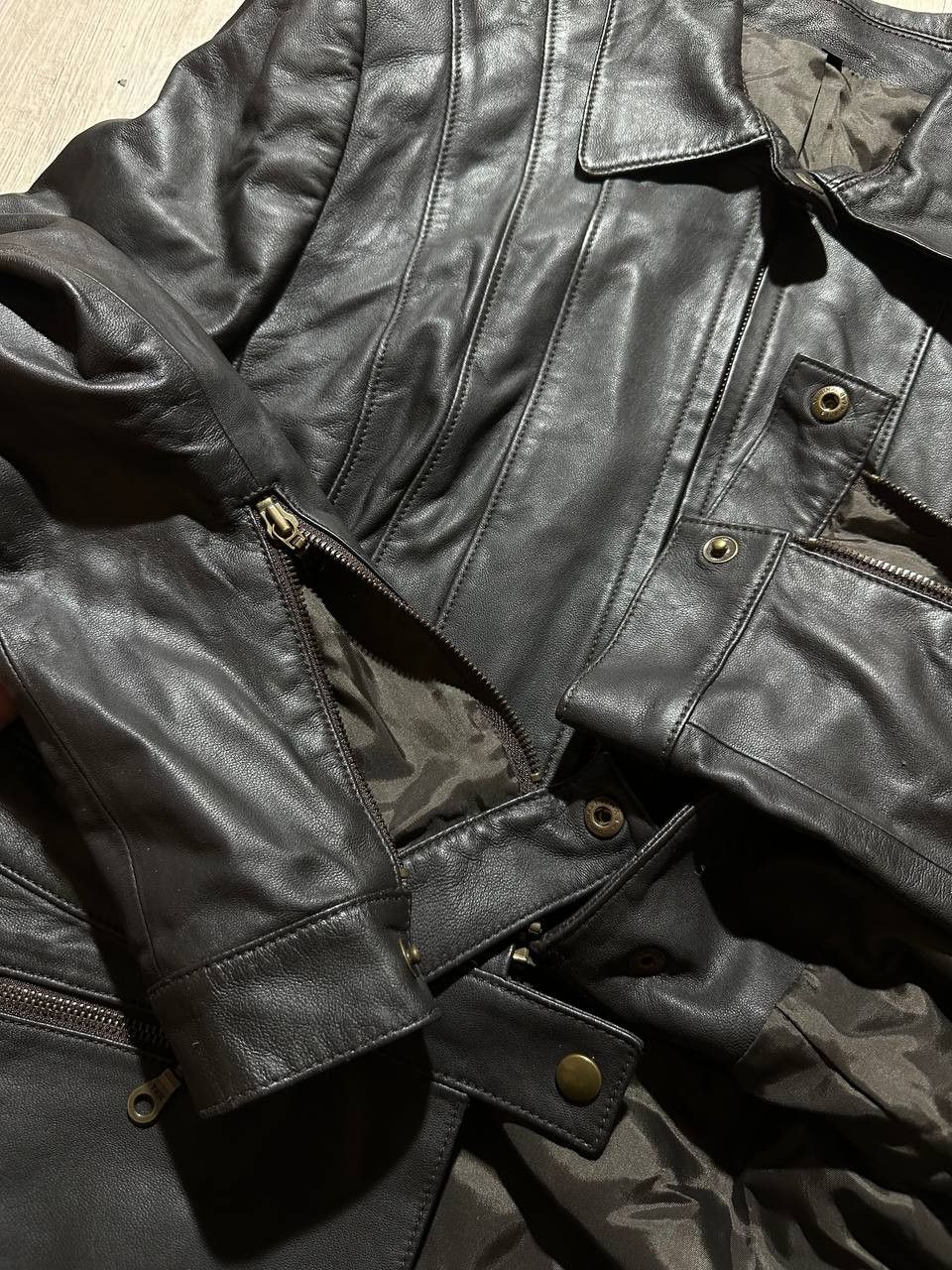 Japanese Brand Archive y2k cropped leather jacket Size M / US 6-8 / IT 42-44 - 6 Thumbnail