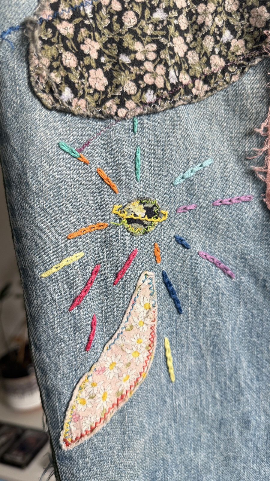 Kapital Kapital Patchwork Embroidered Denim Size US 38 / EU 54 - 16 Thumbnail