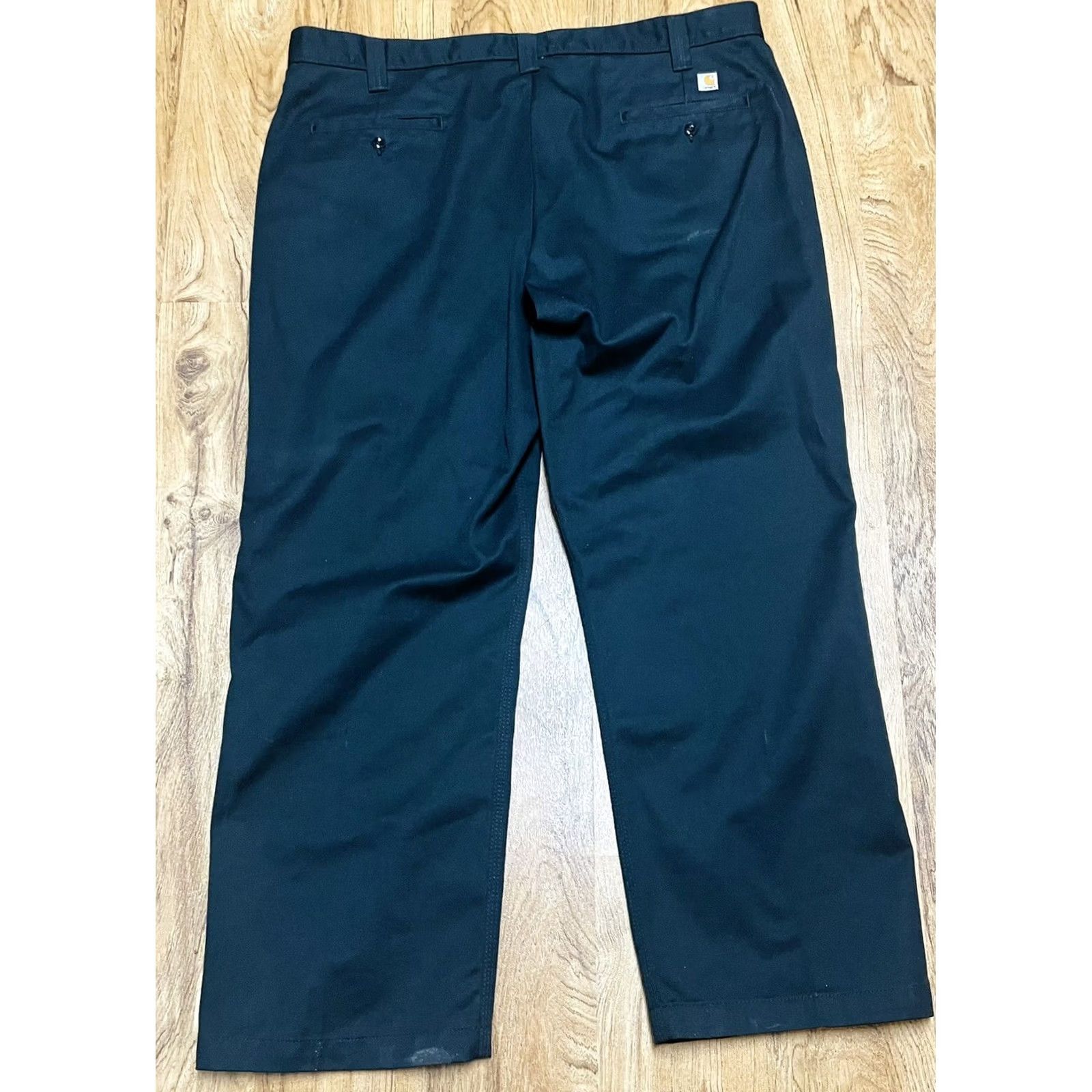 Carhartt VINTAGE? No. Carhartt Men’s Black Pants Slacks Dress Work Wear 42x30 Straight Leg Beige? Size US 42 / EU 58 - 7 Thumbnail