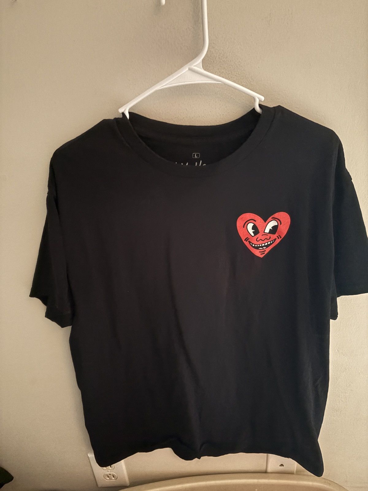 Keith Haring Keith Haring Black Heart Tee Size US L / EU 52-54 / 3 - 6 Thumbnail