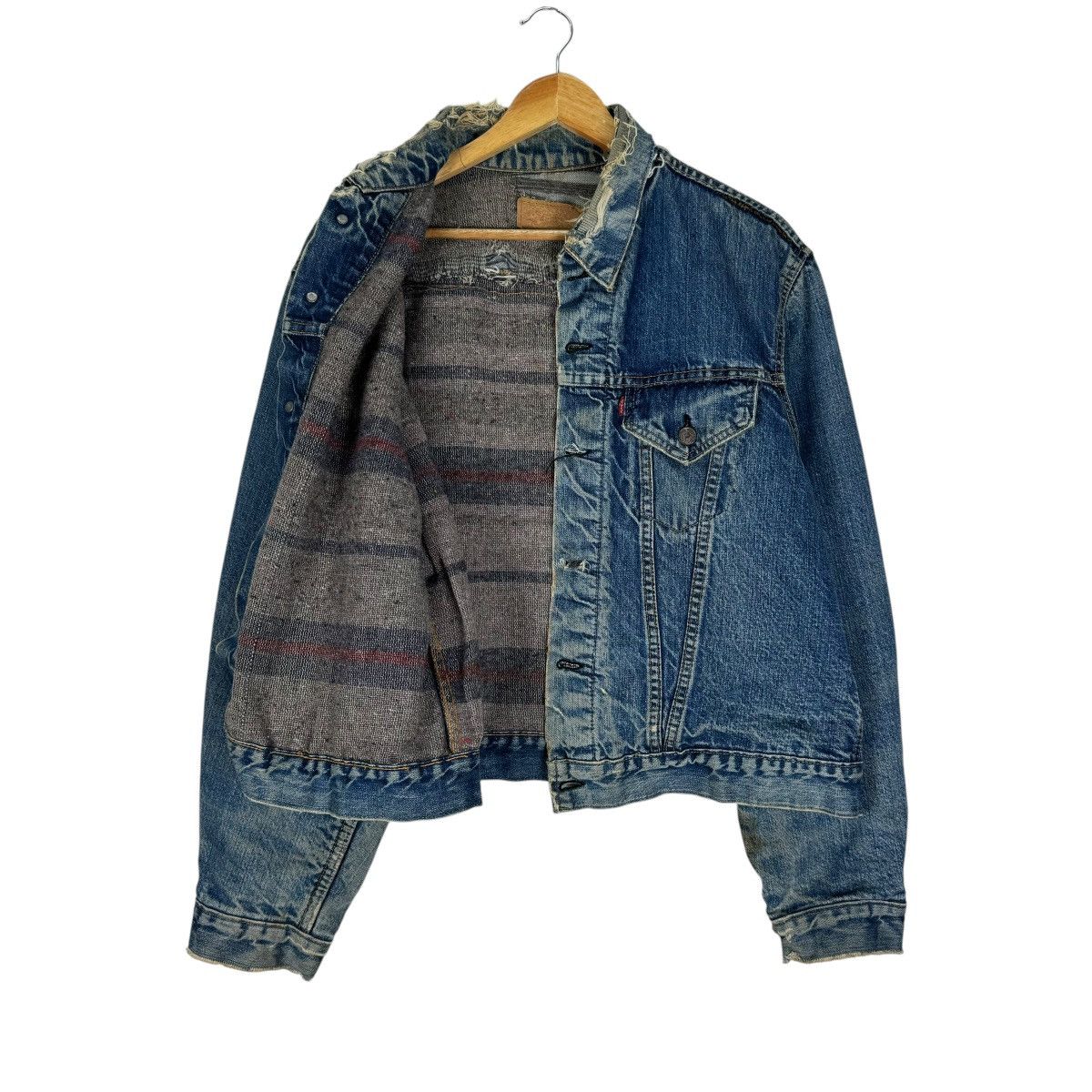 Levi's ⚡️60s LEVI’S BIG E TYPE 3 TRUCKER DENIM JEANS JACKET Size US L / EU 52-54 / 3 - 4 Thumbnail