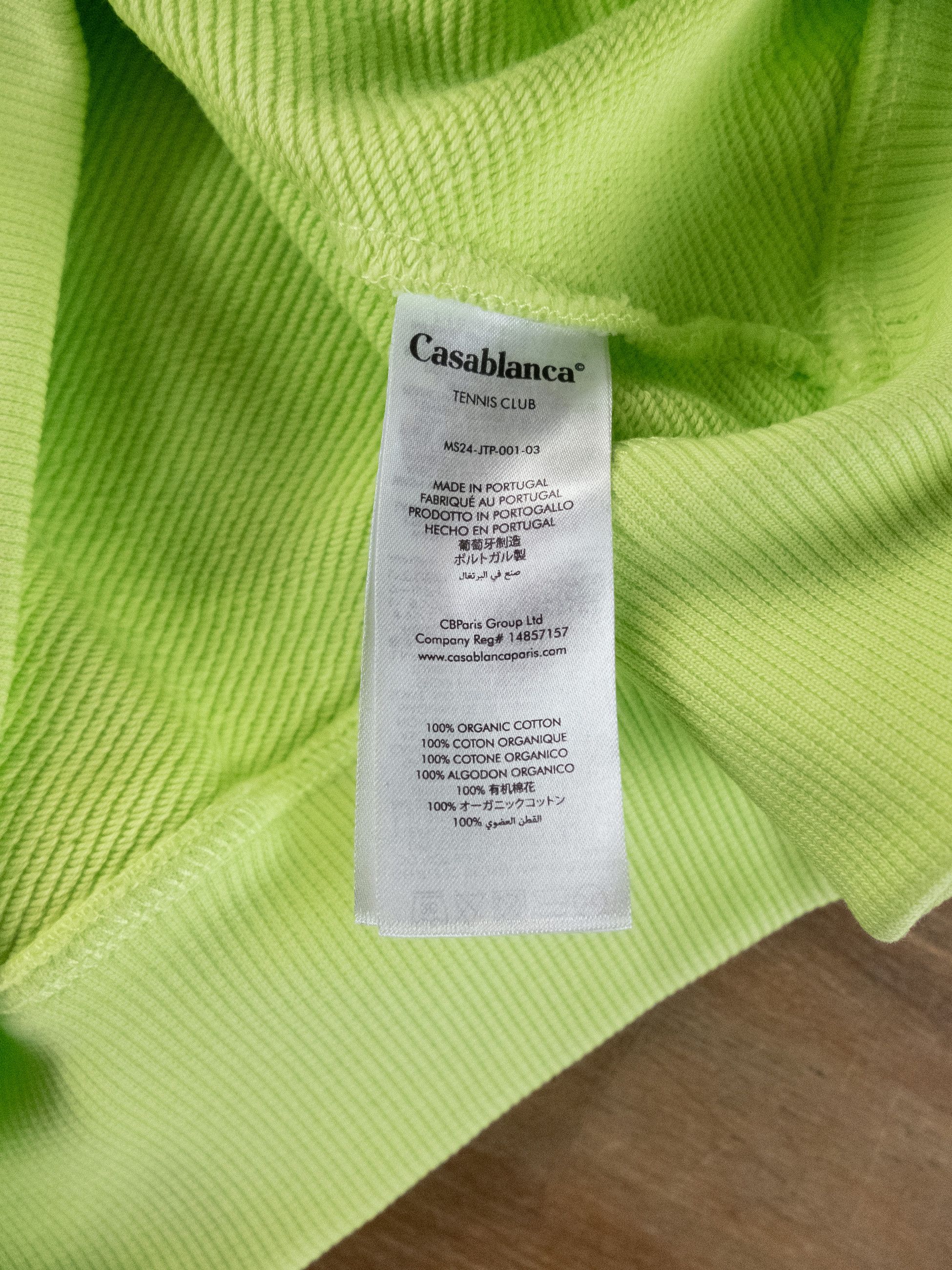 Casablanca CASABLANCA Afro Cubism Tennis Club green sweatshirt Medium q Size US M / EU 48-50 / 2 - 8 Thumbnail