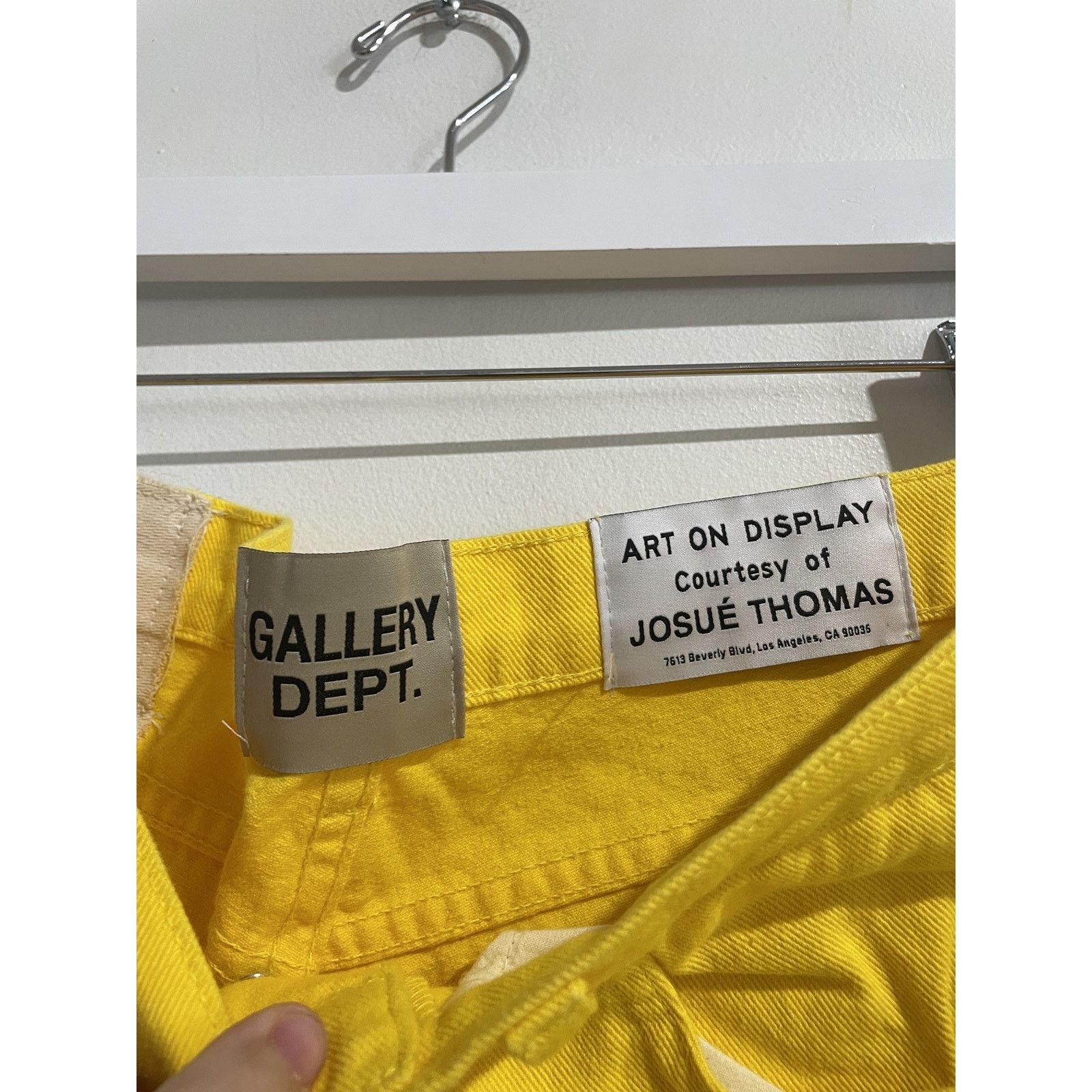 Gallery Dept. GALLERY DEPT. YELLOW FLARED JEANS SIZE 33 NEW Size US 32 / EU 48 - 3 Thumbnail