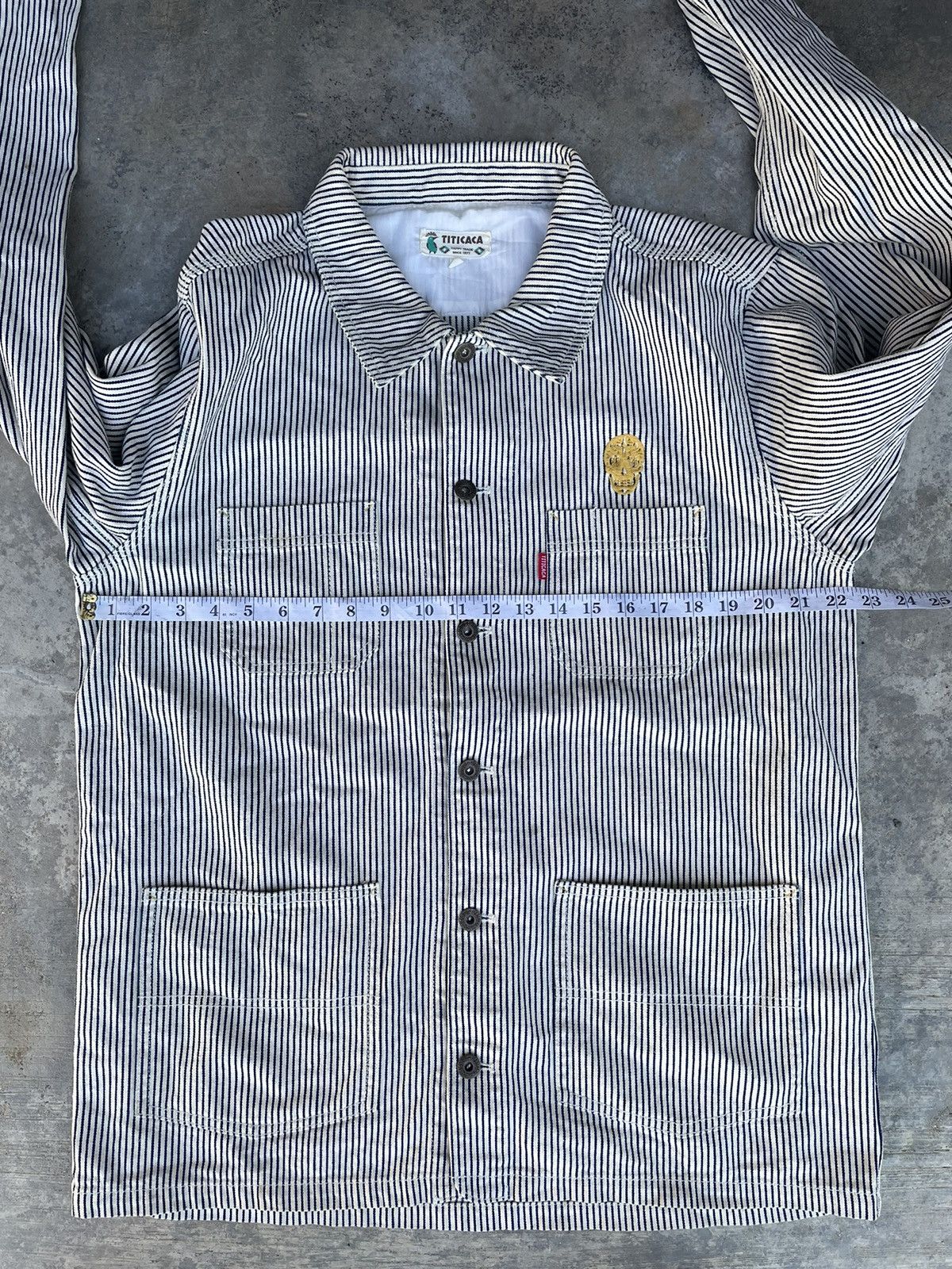 Carhartt Vintage Style Titicaca Hickory Stripes Workers Size US L / EU 52-54 / 3 - 21 Thumbnail