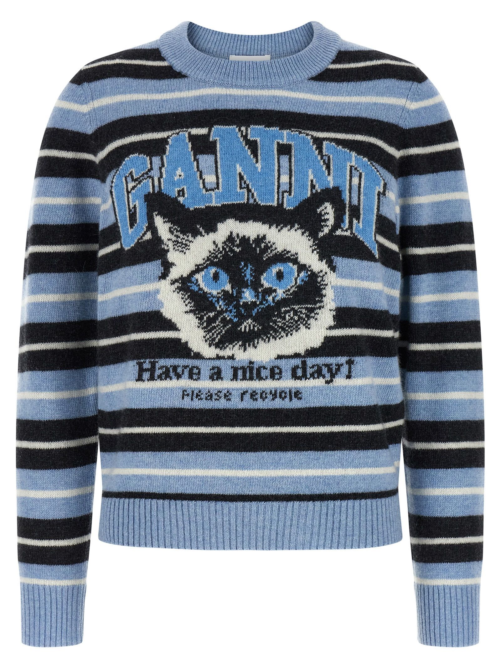 Ganni 'Graphic Wool' Sweater Size S / US 4 / IT 40 - 1 Thumbnail