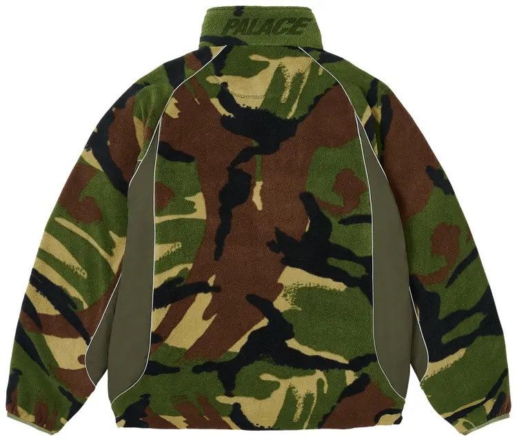 Palace Palace Polartec 3M Track Jacket Woodland DPM Camo Fleece Size US L / EU 52-54 / 3 - 2 Thumbnail