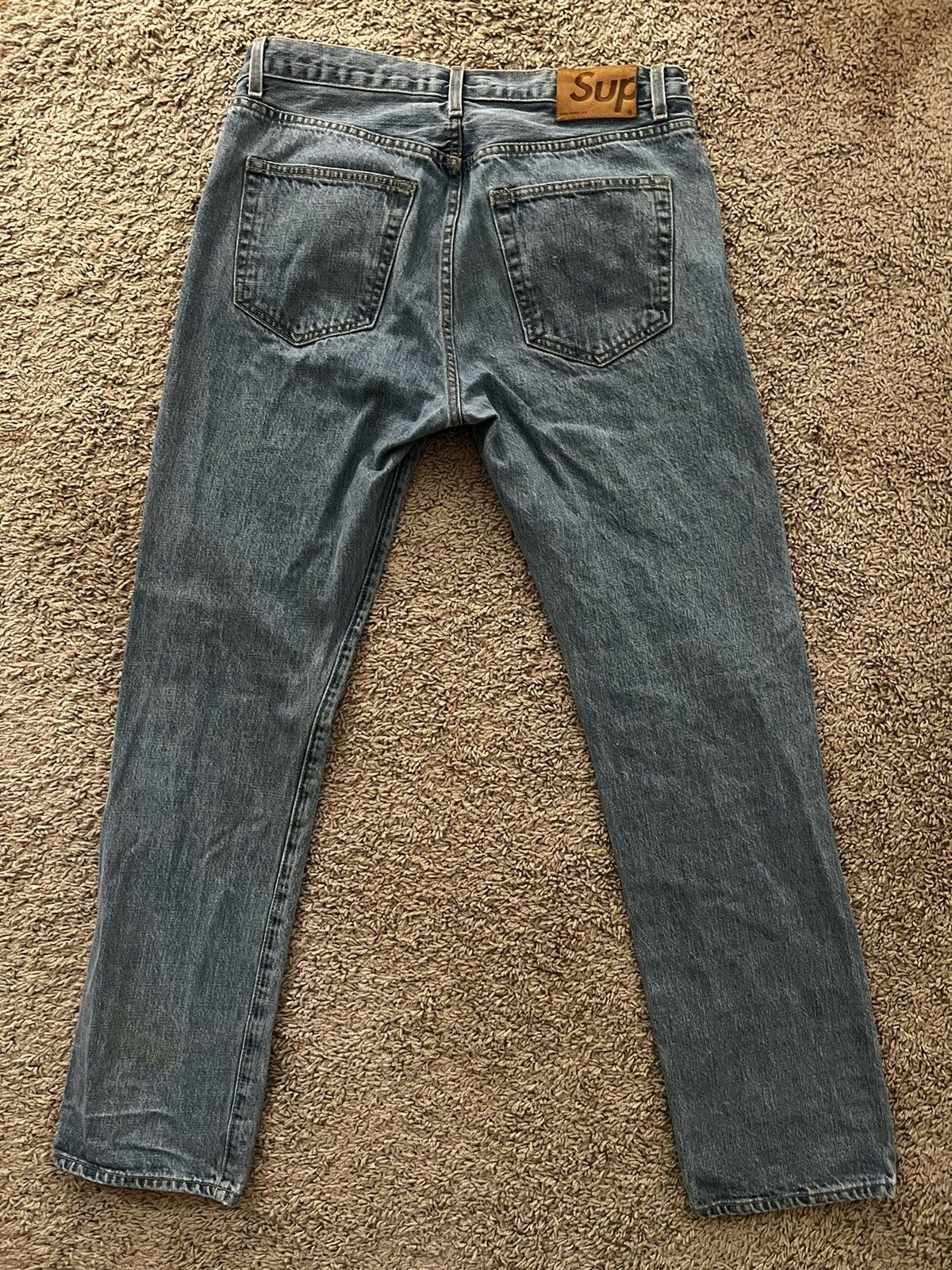 Supreme Supreme Stonewashed Blue Jean M32 Size US 32 / EU 48 - 4 Thumbnail