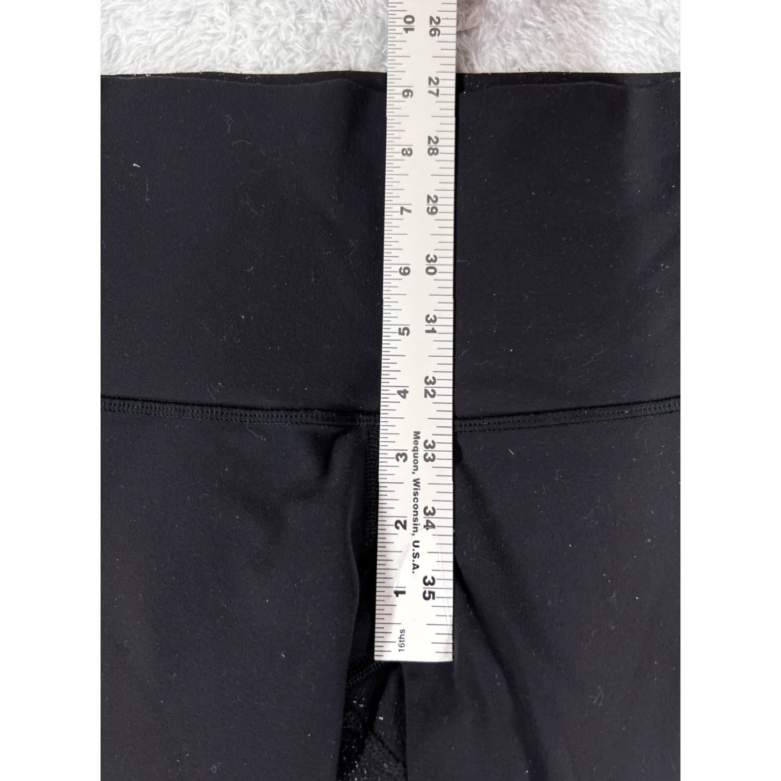 Lululemon Lululemon Wunder Under Crop Yoga Pants Womens Size 6 Black High Rise Stretch Workout Activewear Size 28" / US 6 / IT 42 - 7 Thumbnail