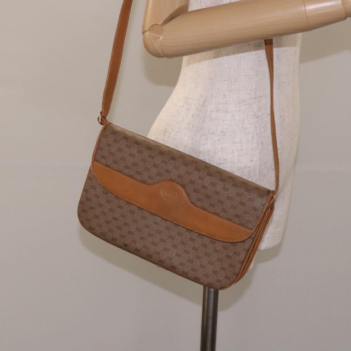 Gucci GUCCI Micro GG Supreme Shoulder Bag Pvc Beige Gold 004 106 Size ONE SIZE - 24 Thumbnail