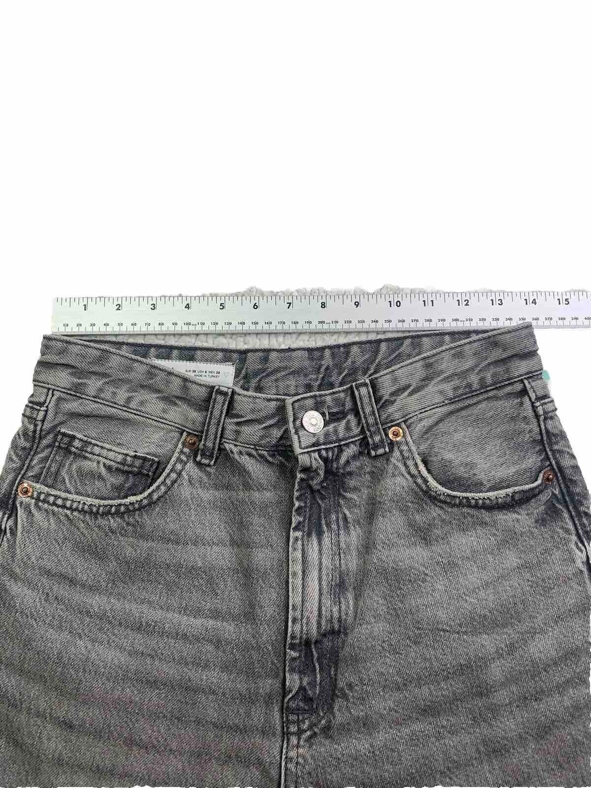 Zara Zara Jeans Women's Size 6 Denim Gray Cropped Frayed Edge Size 28" / US 6 / IT 42 - 7 Thumbnail