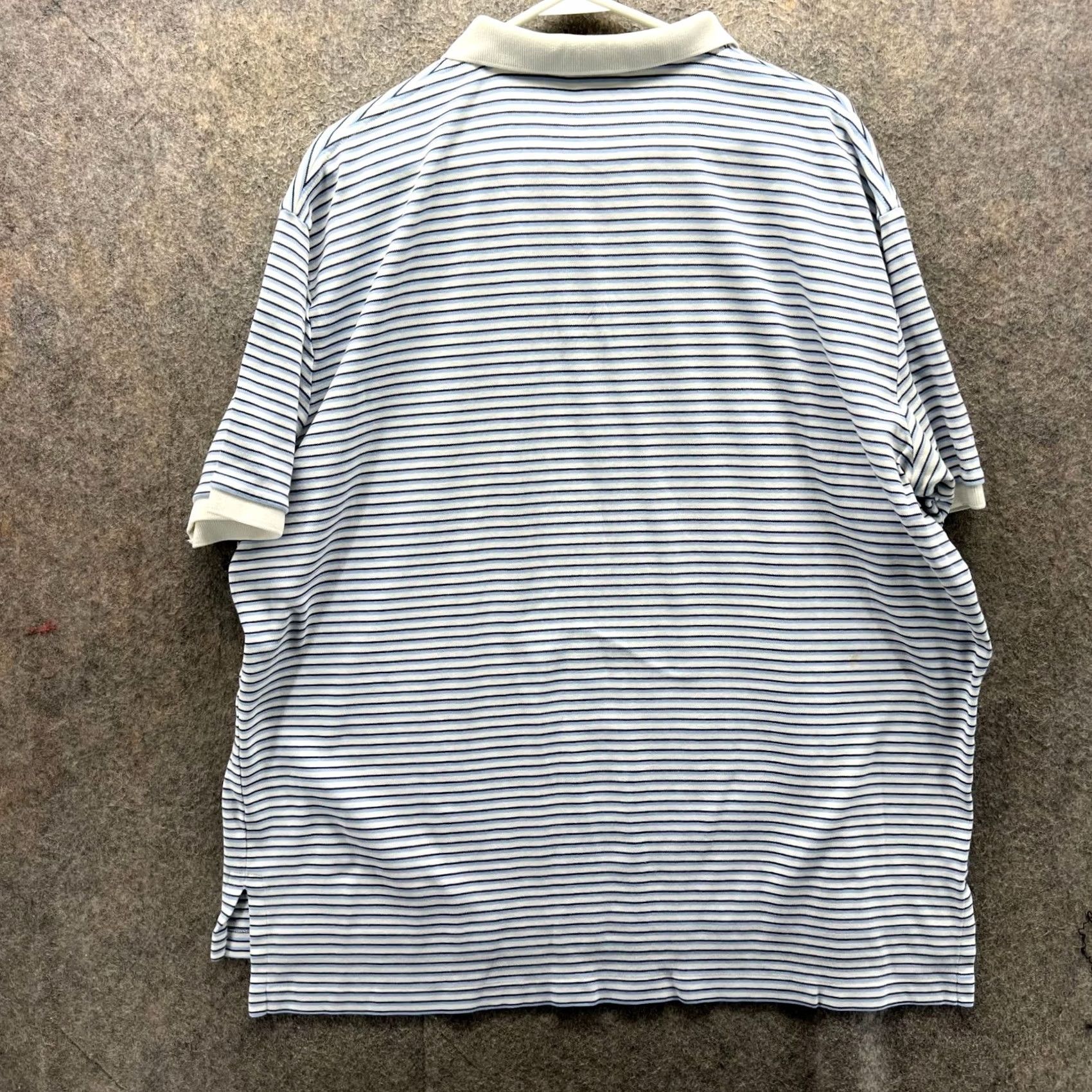 Polo Ralph Lauren VINTAGE Polo Ralph Lauren Polo Shirt Mens XL Blue Stripes Preppy Rugby Size US XL / EU 56 / 4 - 2 Thumbnail